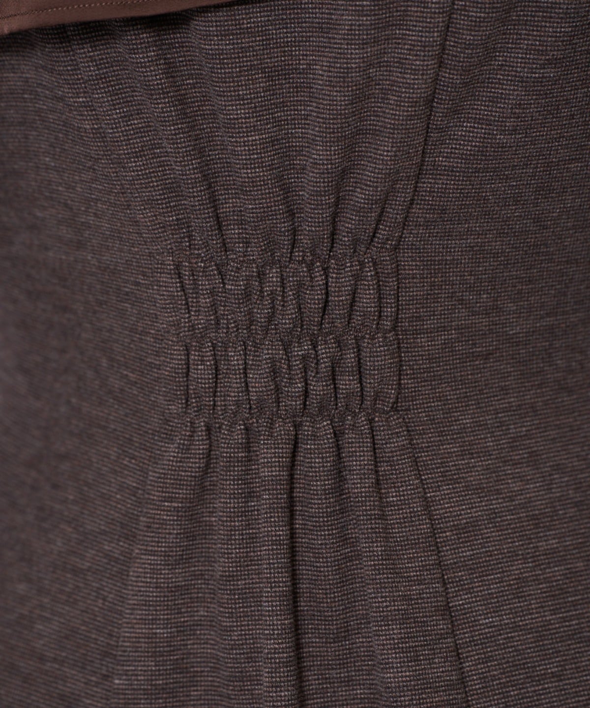 ショルダーリボンカットソーワンピース