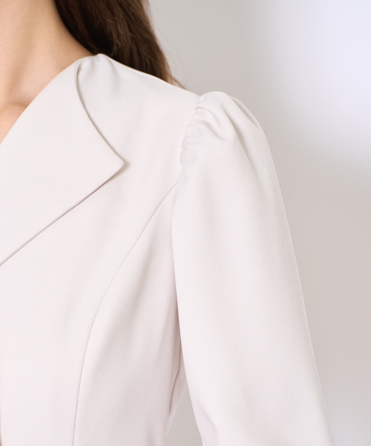 プリーツレイヤードワンピース