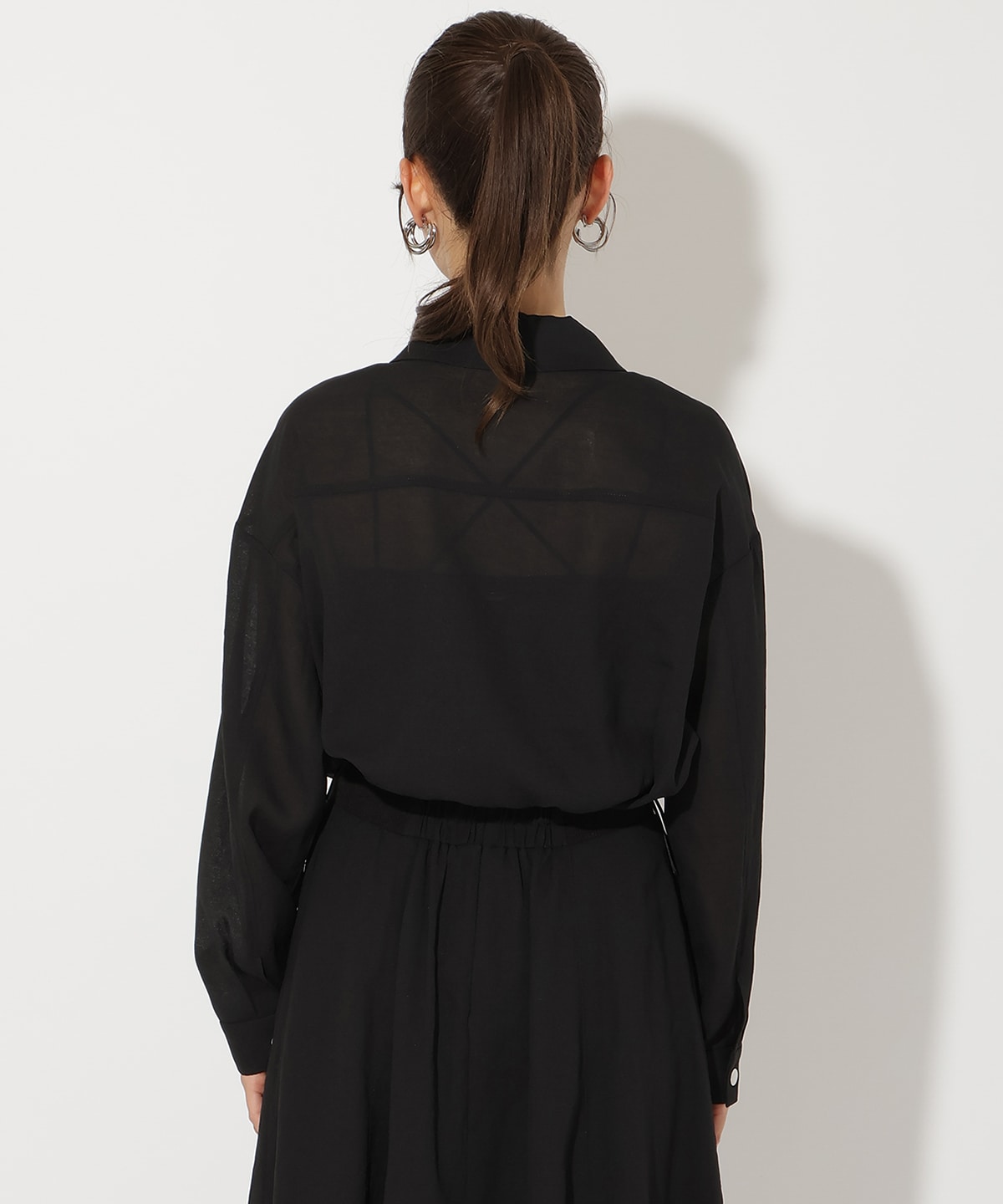 シアークロップドサファリジャケット