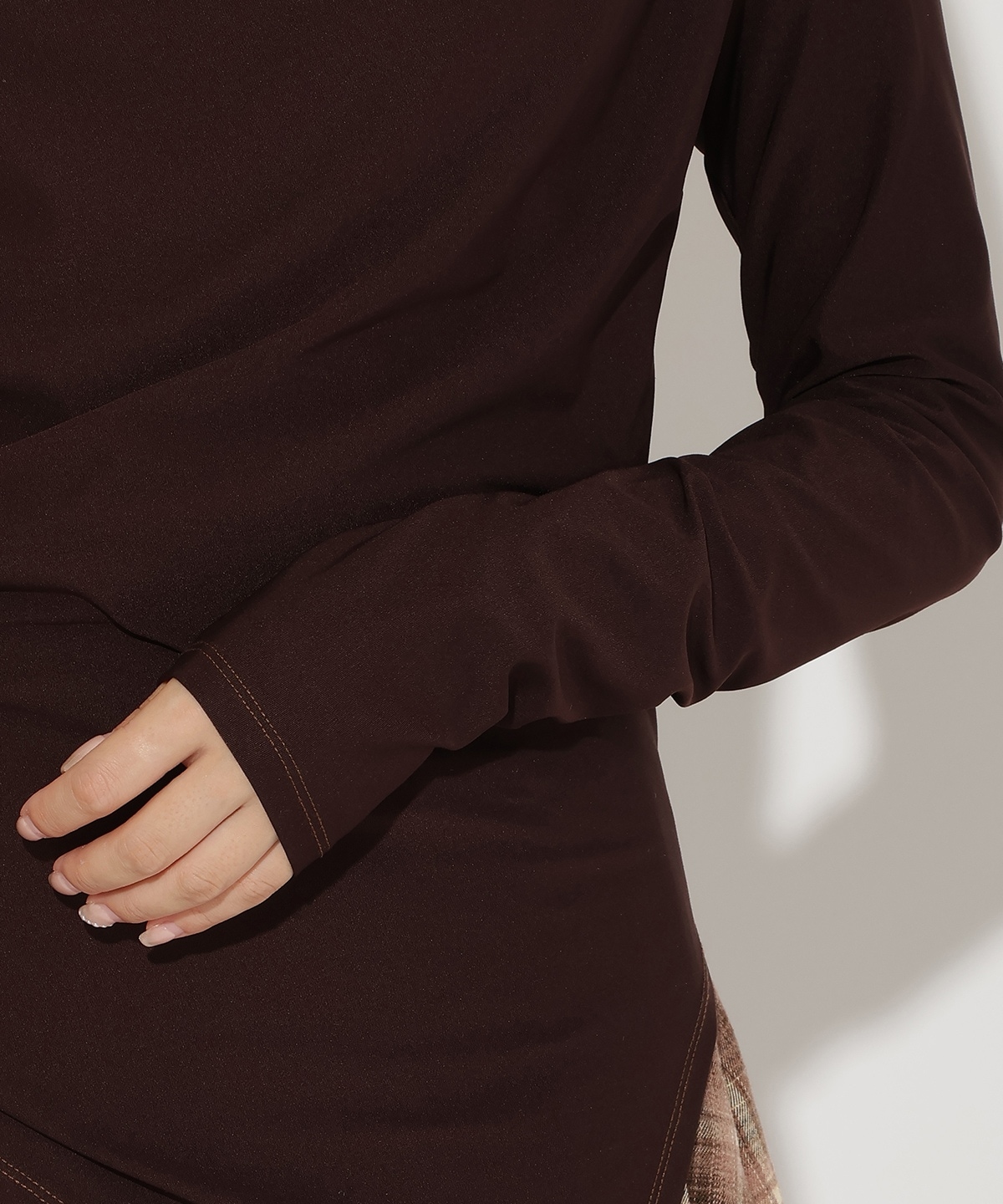 ドレープカットソー