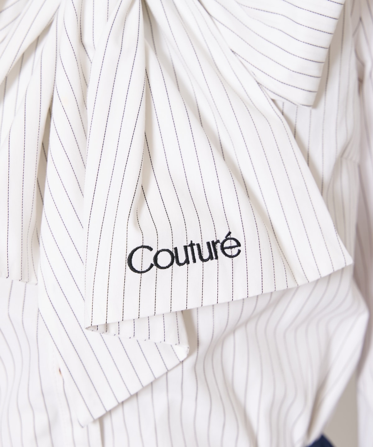 【先行予約受付中】バタフライリボンストライプブラウス