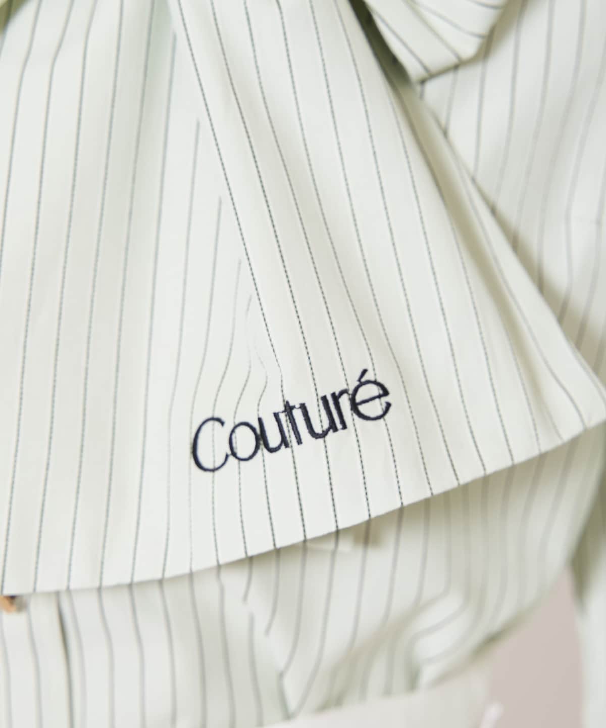 【先行予約受付中】バタフライリボンストライプブラウス