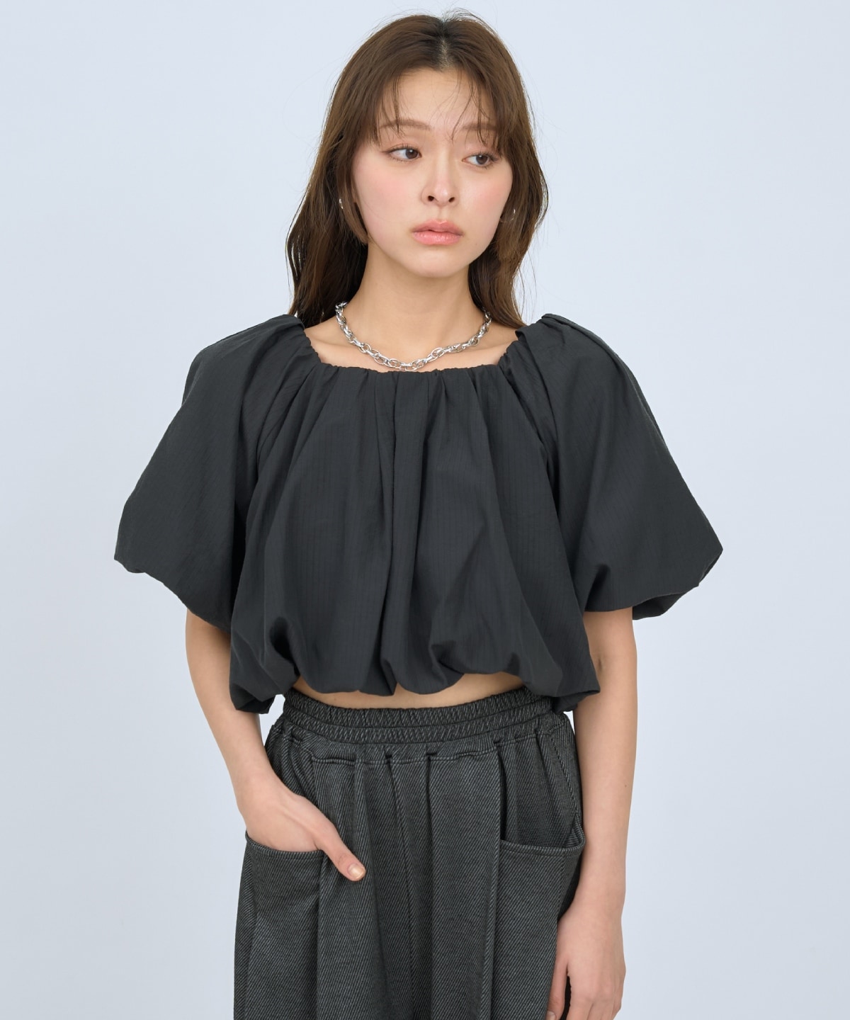 【先行予約受付中】2WAYバルーンブラウス