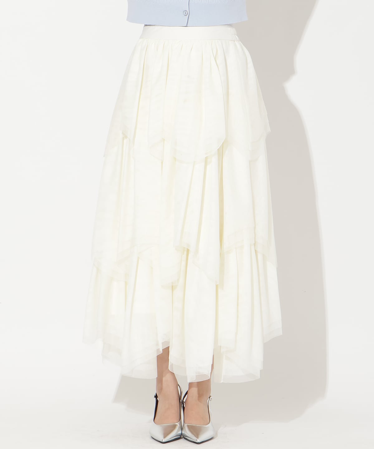 【先行予約受付中】チュールティアードスカート