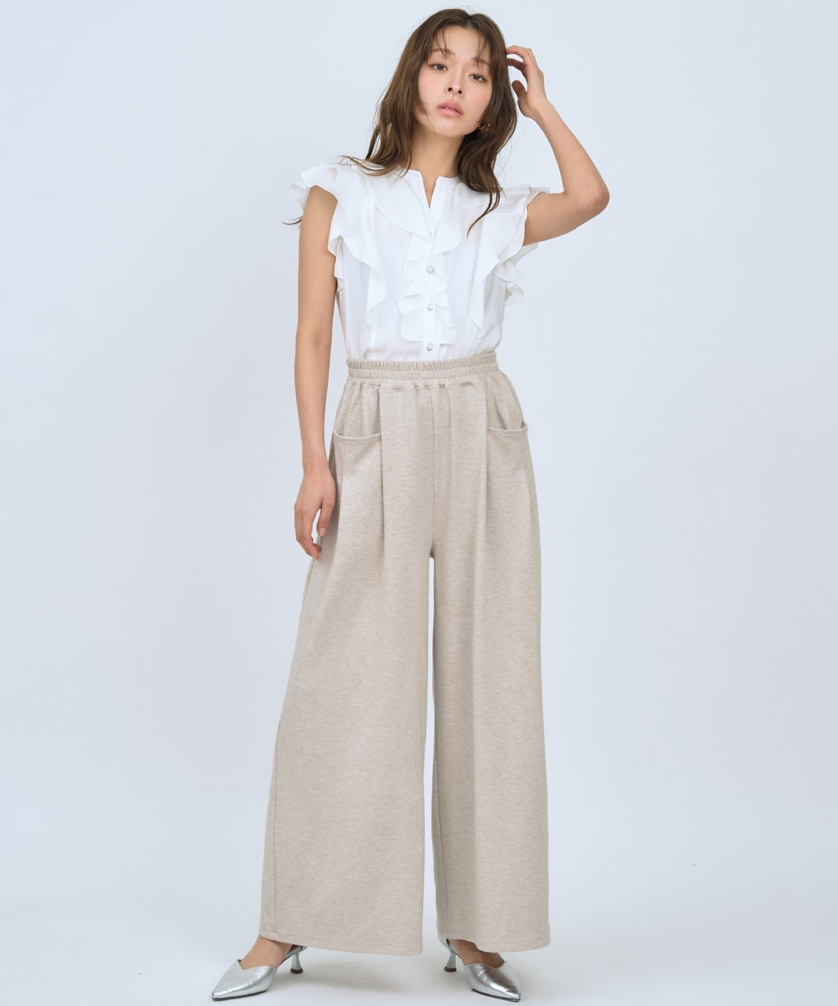 【先行予約受付中】カットツイルポケットタックパンツ