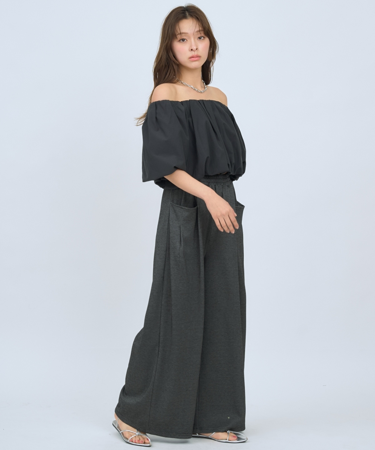 【先行予約受付中】カットツイルポケットタックパンツ