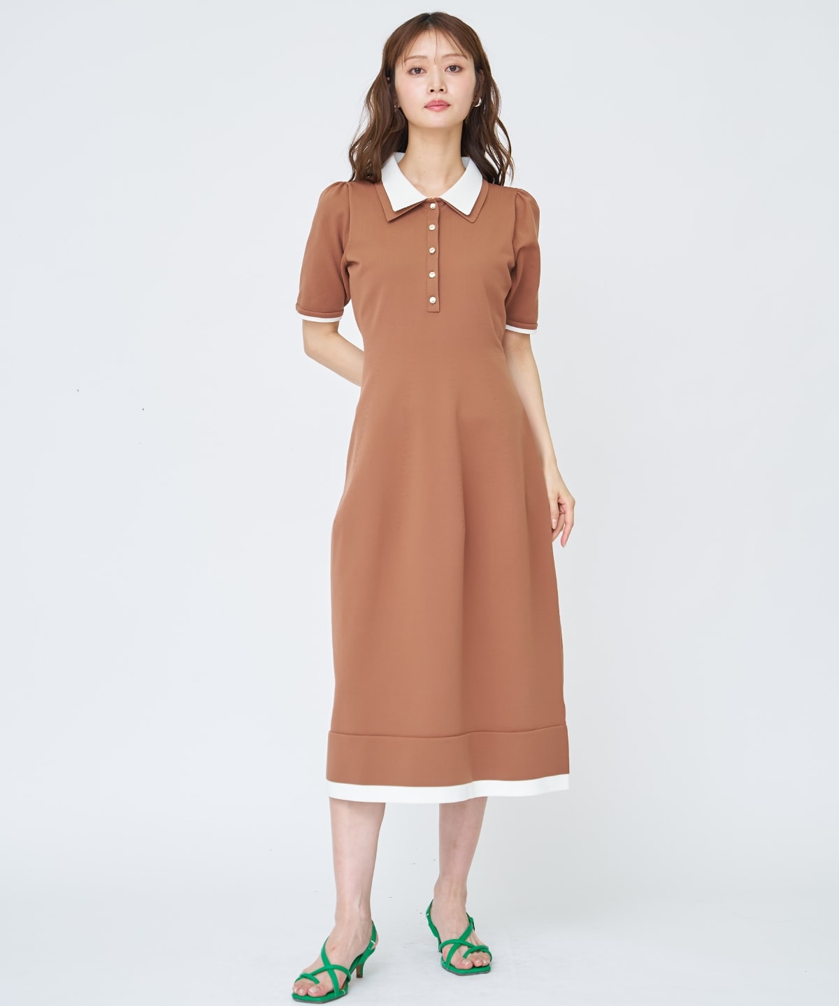 【先行予約受付中】ポロニットワンピース