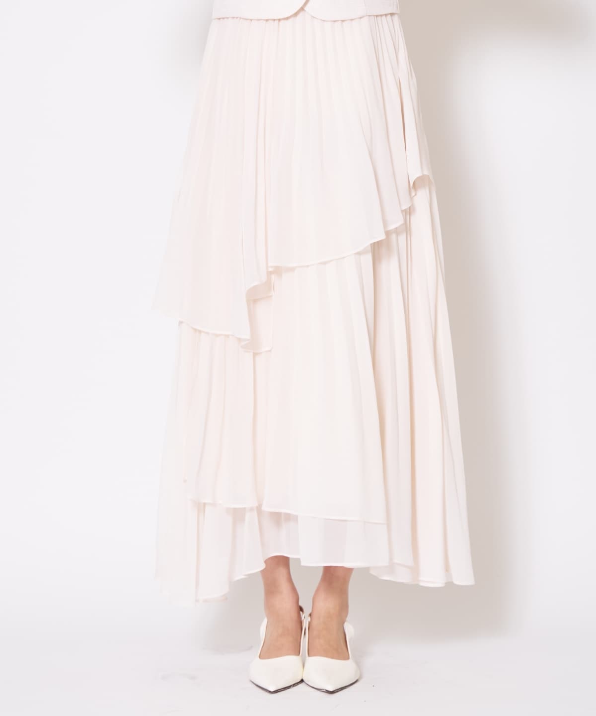 【先行予約受付中】ツイードジャケットドッキングワンピース