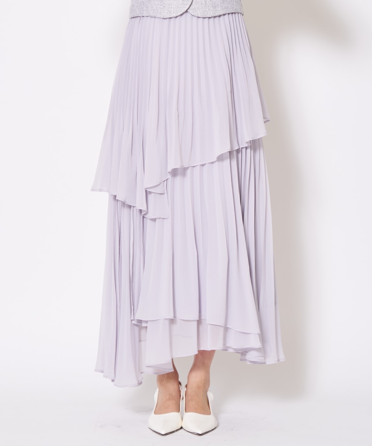 【先行予約受付中】ツイードジャケットドッキングワンピース