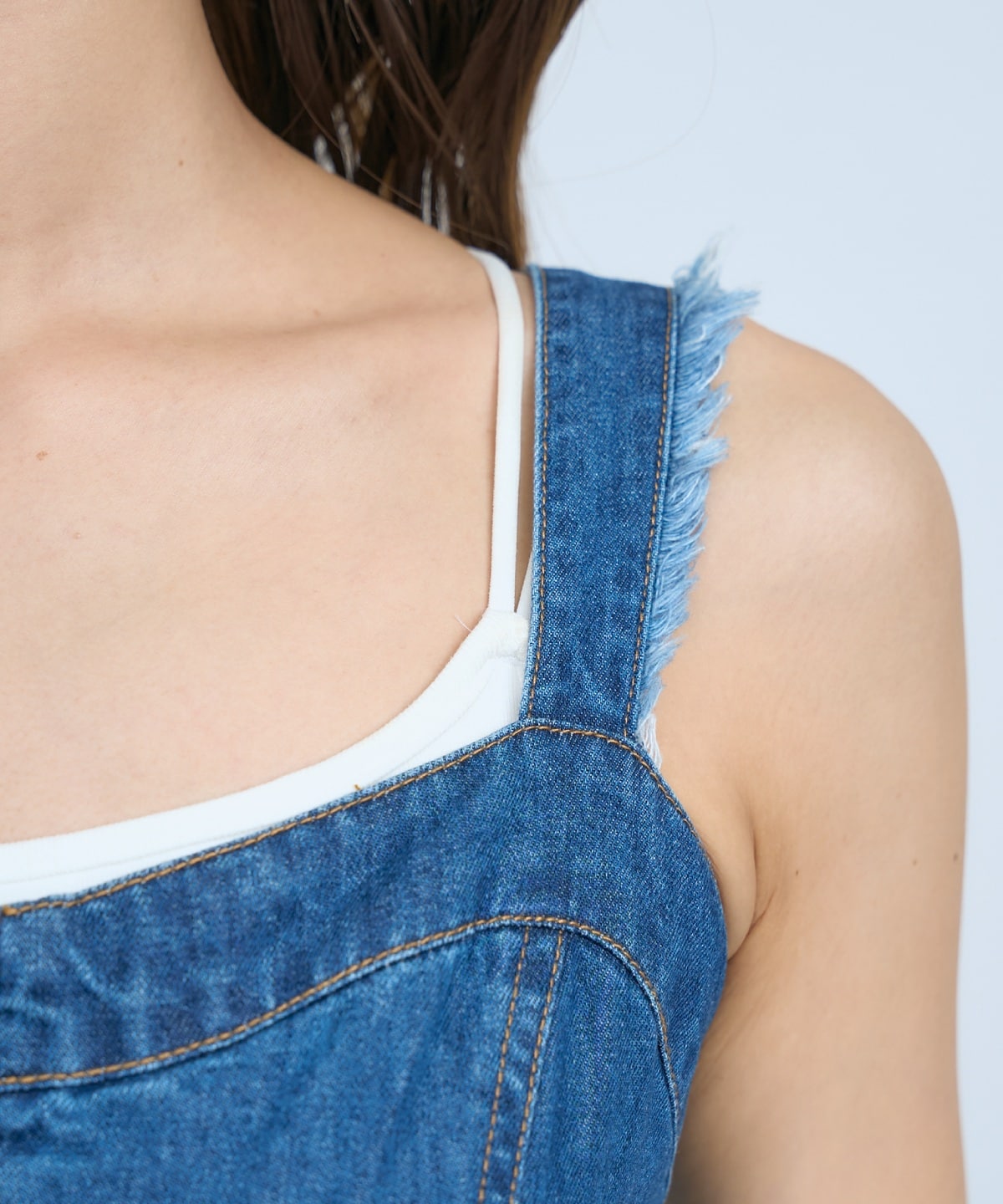 【先行予約受付中】デニムジャンパースカート