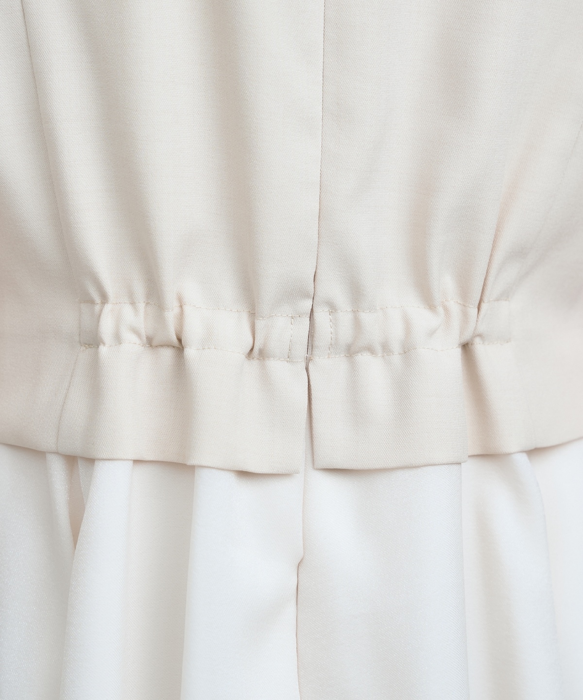 ショートジレレイヤードワンピース