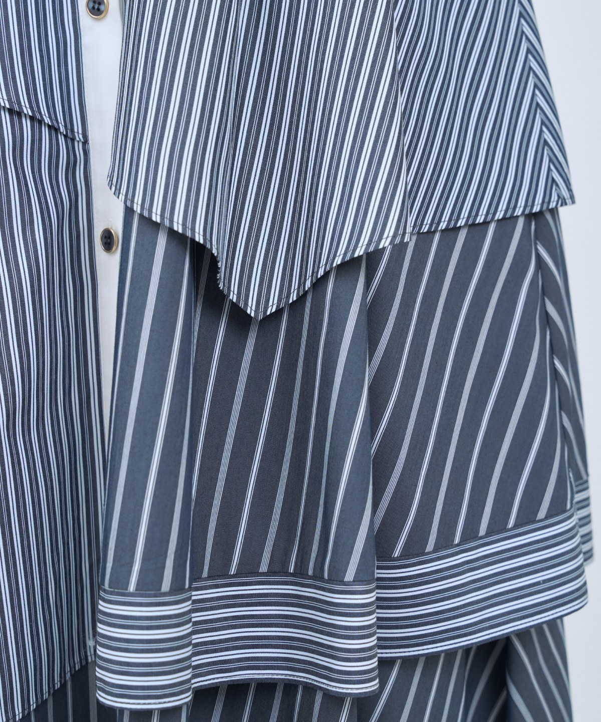 【先行予約受付中】マルチストライプシャツワンピース