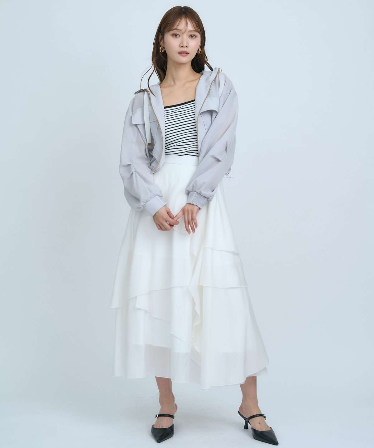 【先行予約受付中】シアーフーディーブルゾン