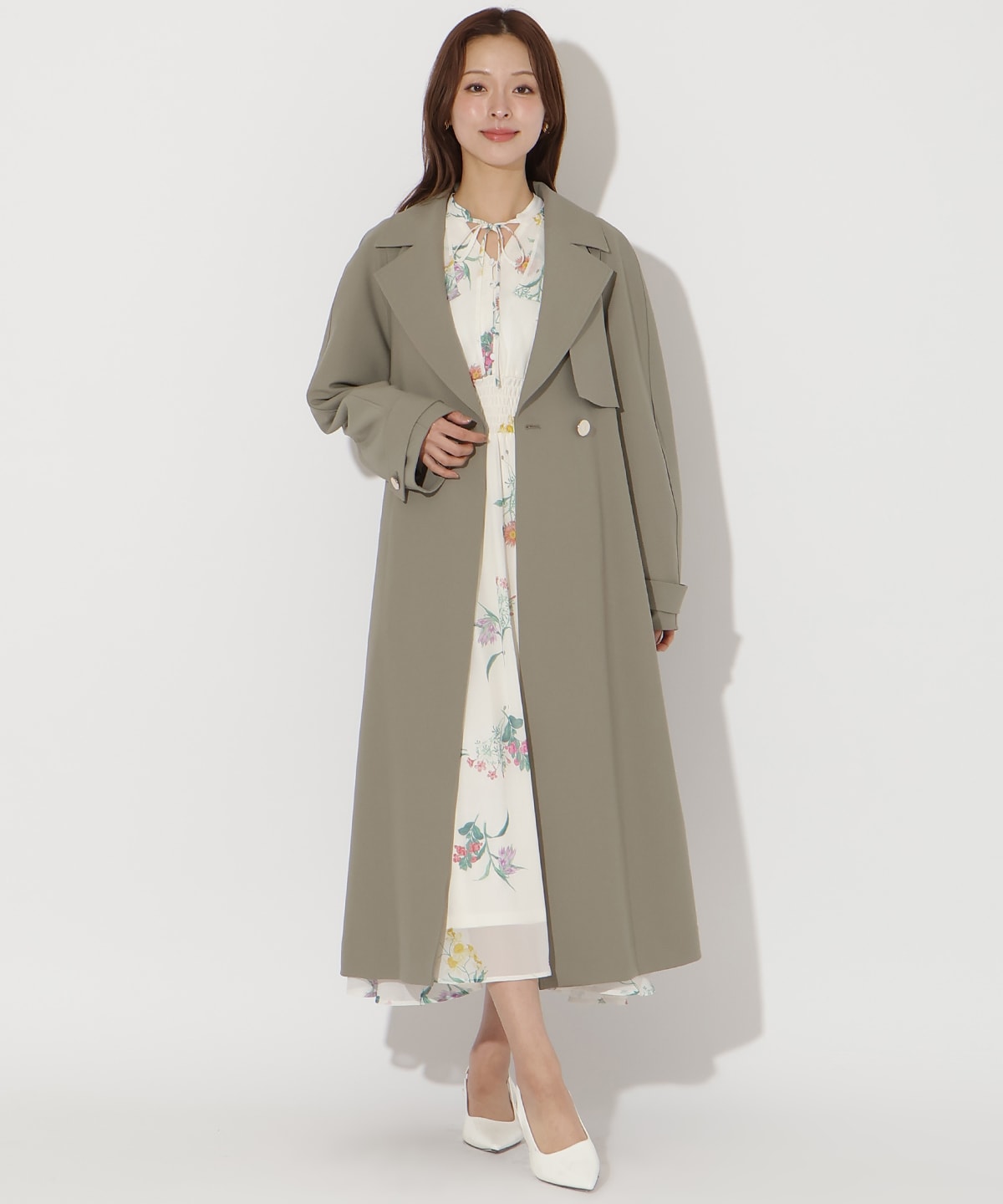 【先行予約受付中】フラップ付きロングコート