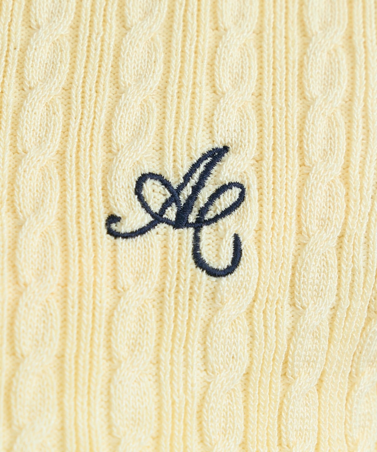 【先行予約受付中】ダブルカラーケーブルポロニット