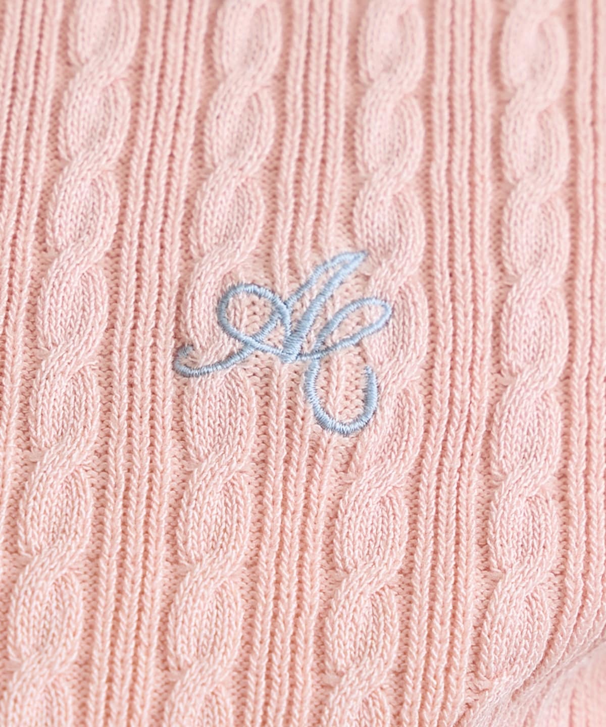 【先行予約受付中】ダブルカラーケーブルポロニット