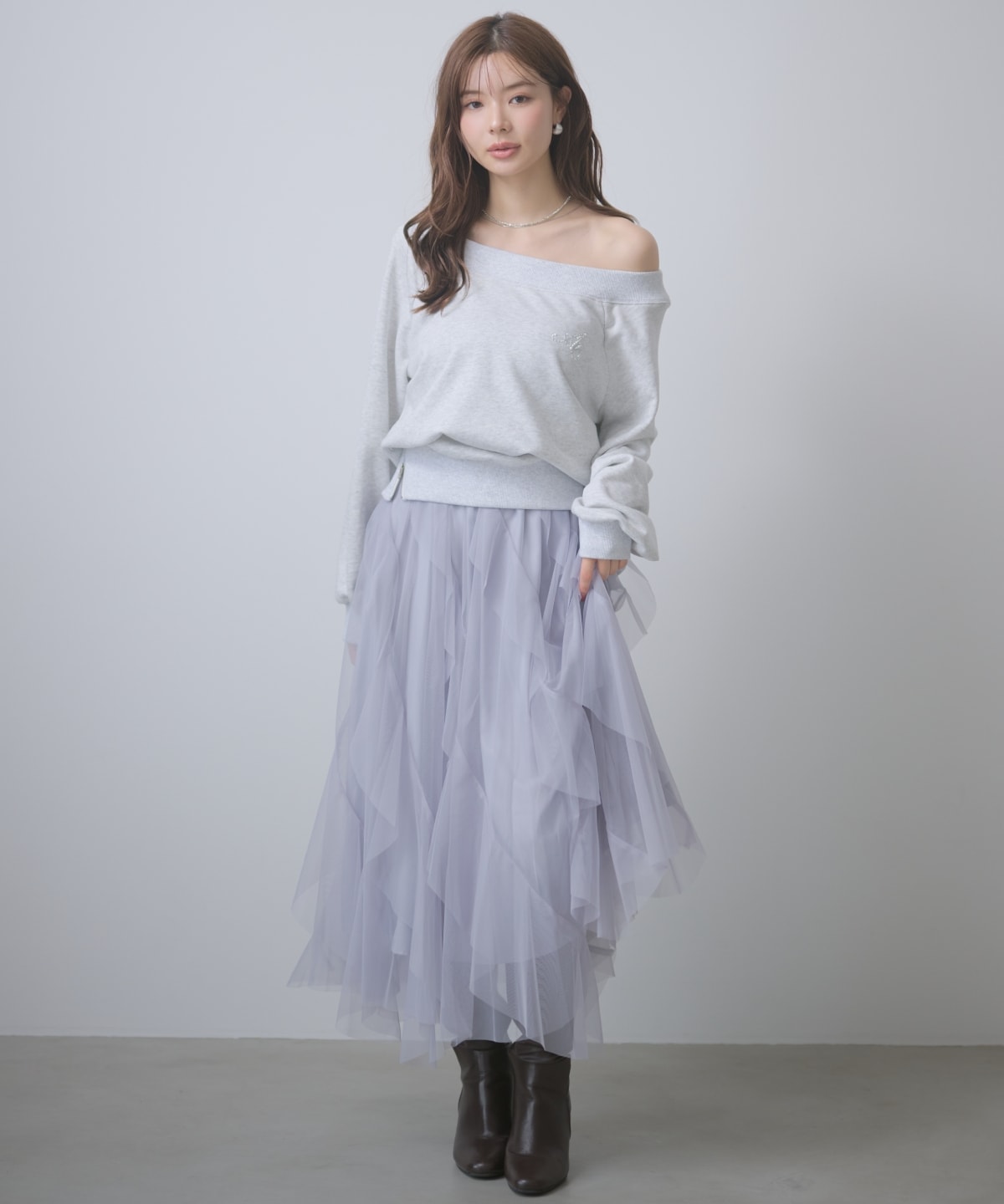 ラッフルフリルスカート
