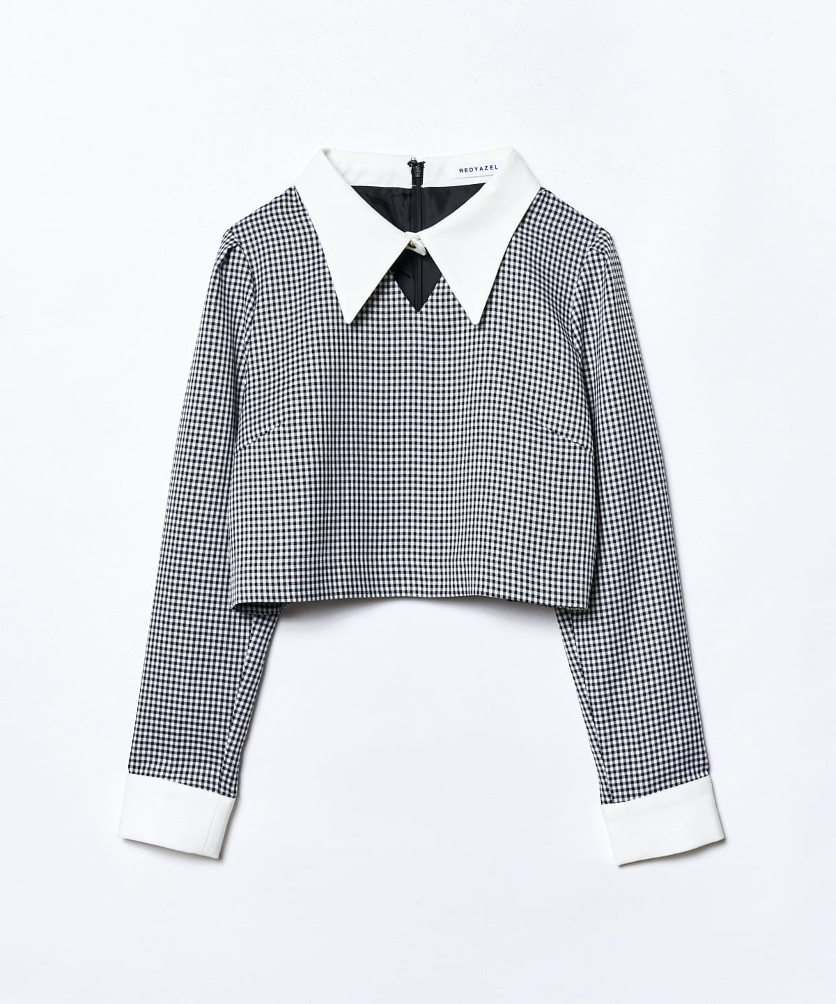 【セットアップ可能】配色襟トップス