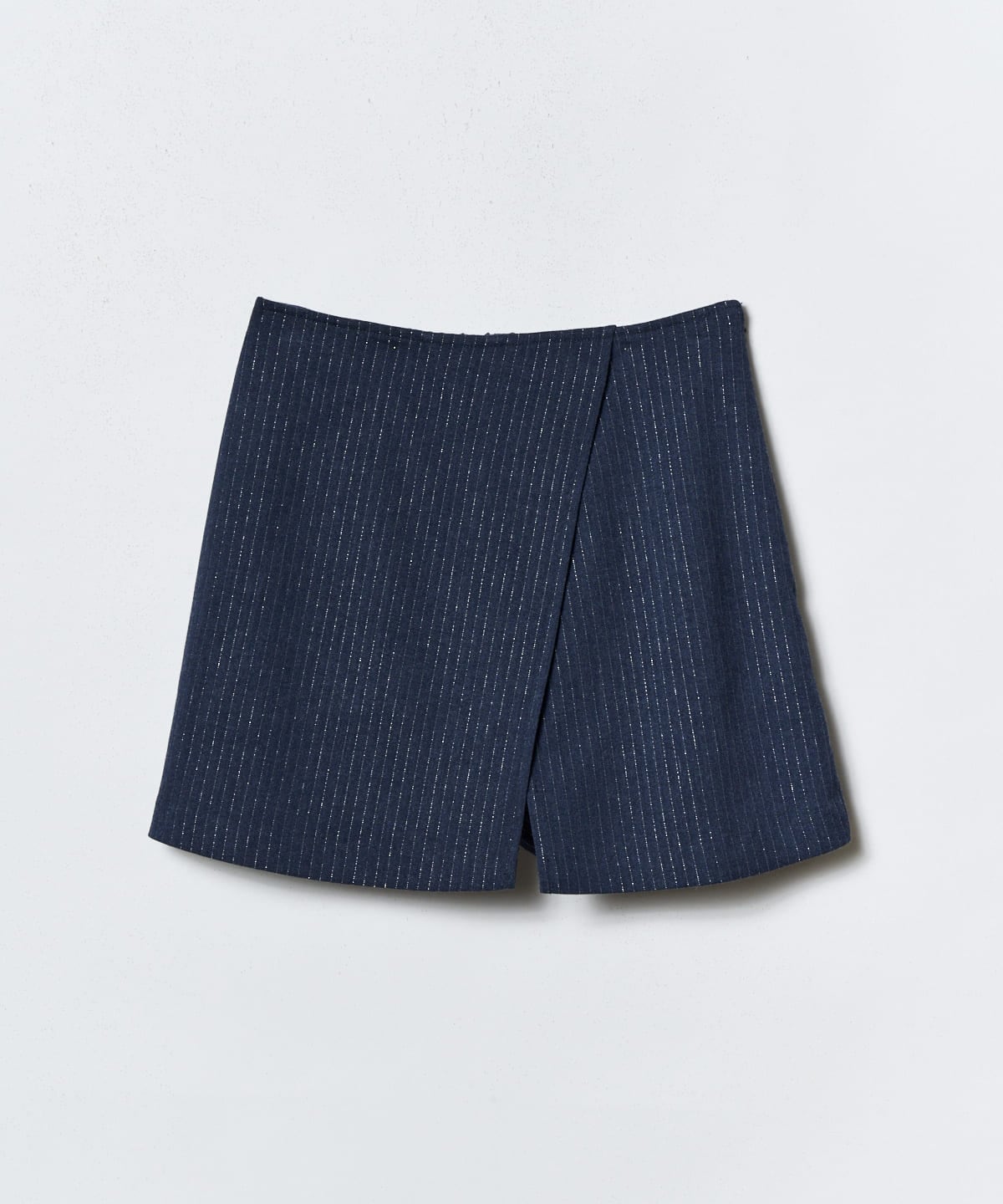 【セットアップ可能】ラメストライプラップミニスカパン