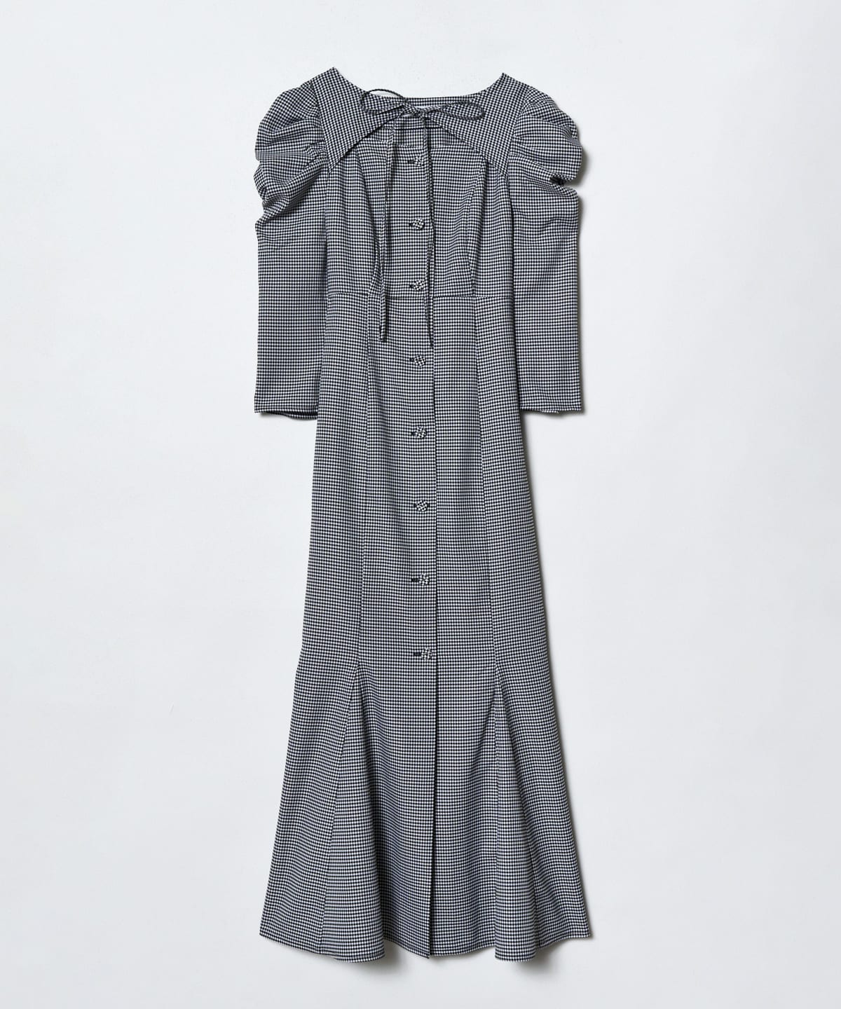 デコルテリボンあきマーメイドワンピース