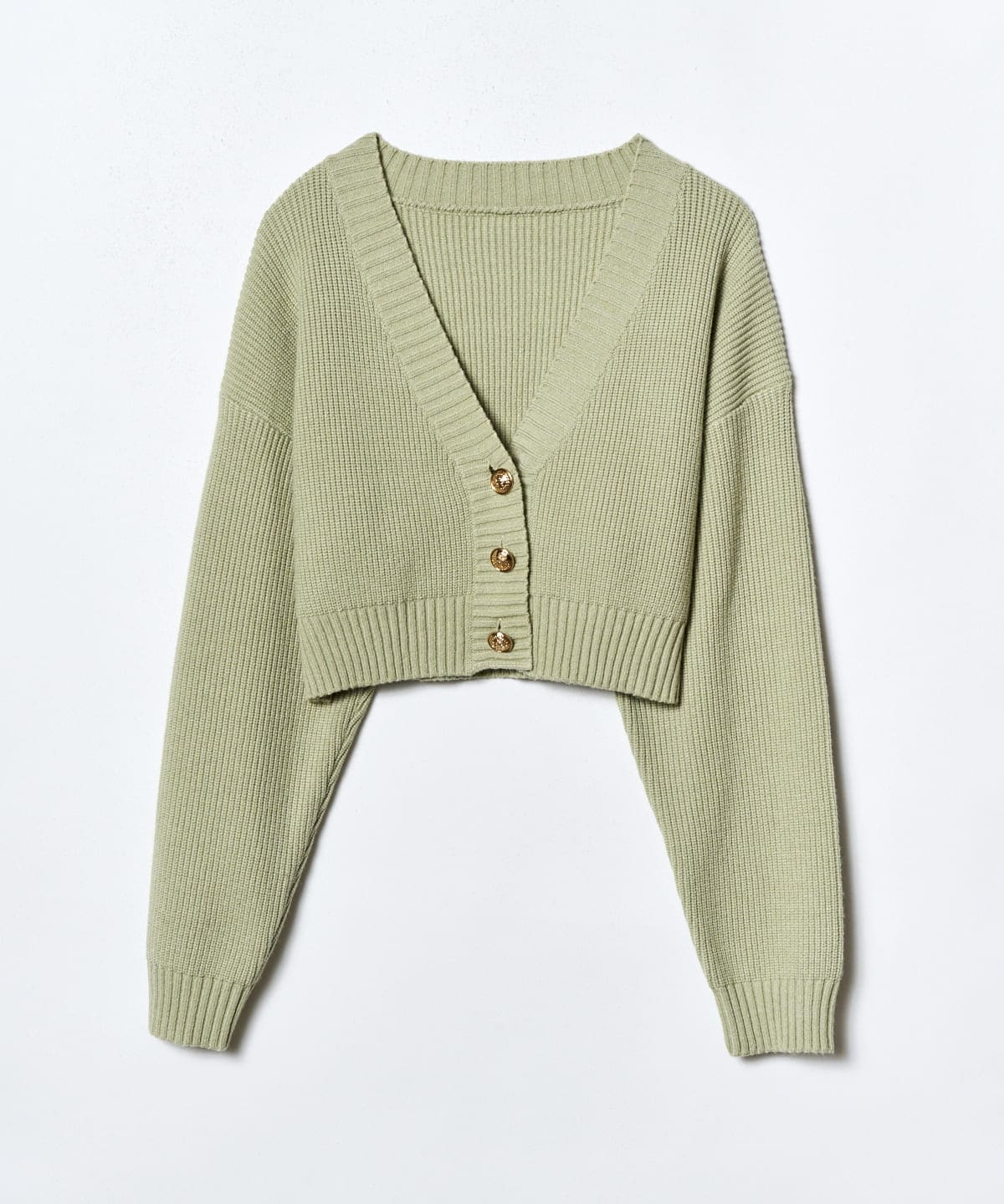 カラーカーディガン