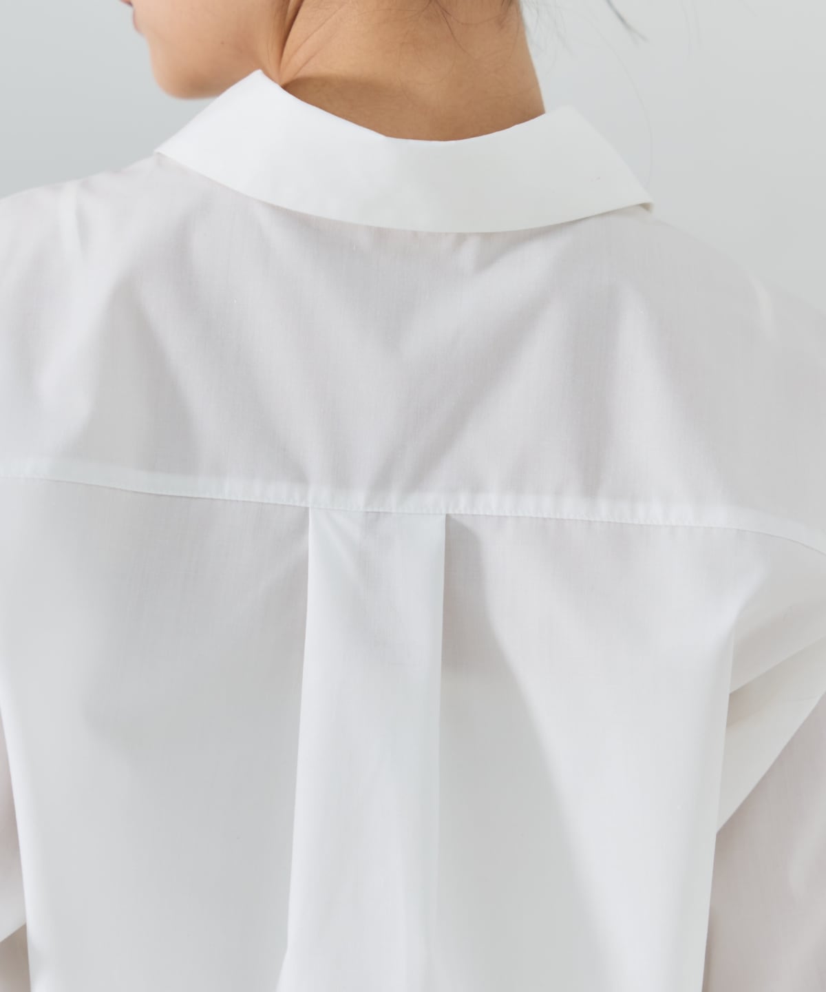 カットオフフリルリボンシャツ