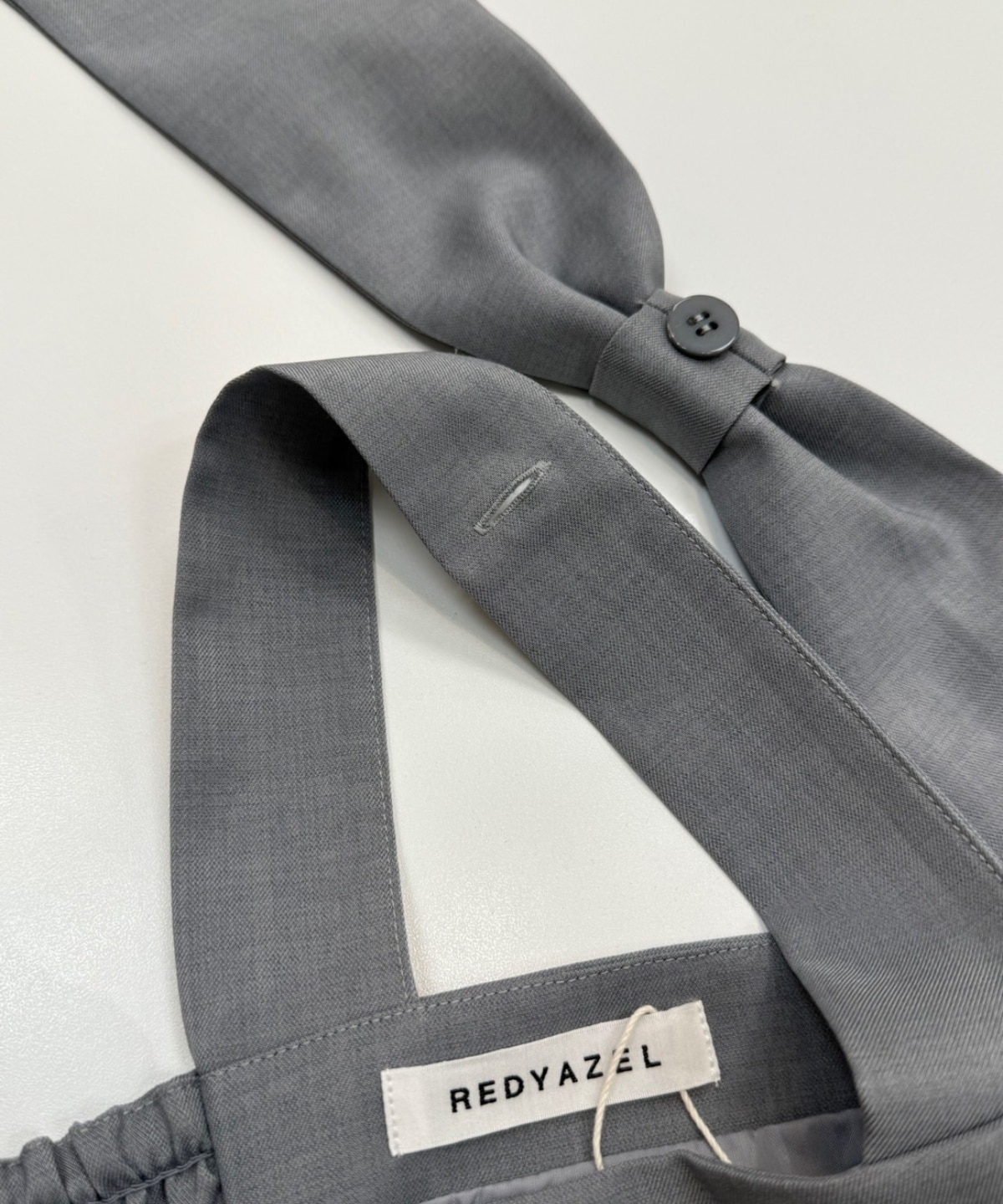 【セットアップ可能】リボンショルダービスチェ