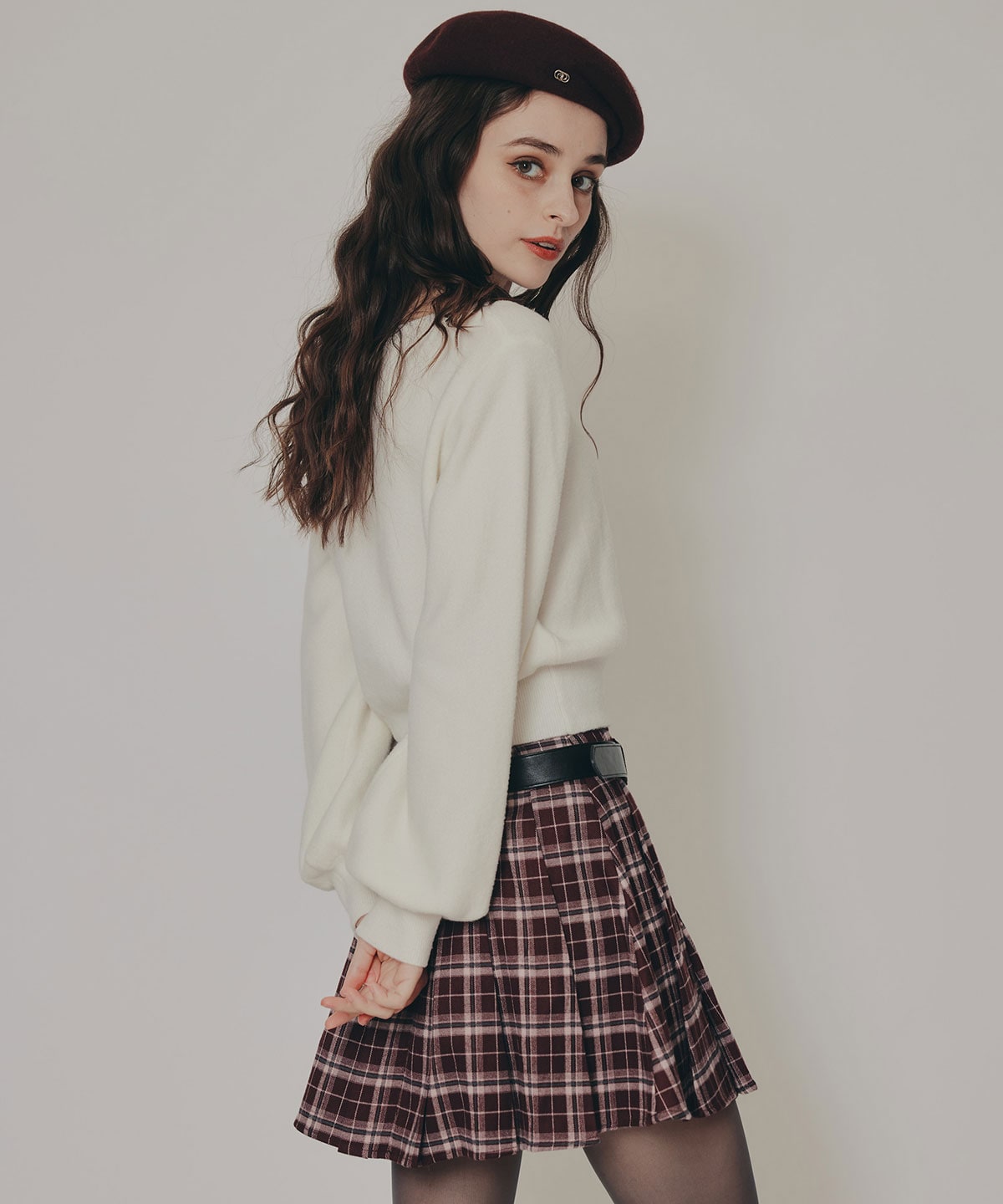 ローベルトプリーツミニスカート