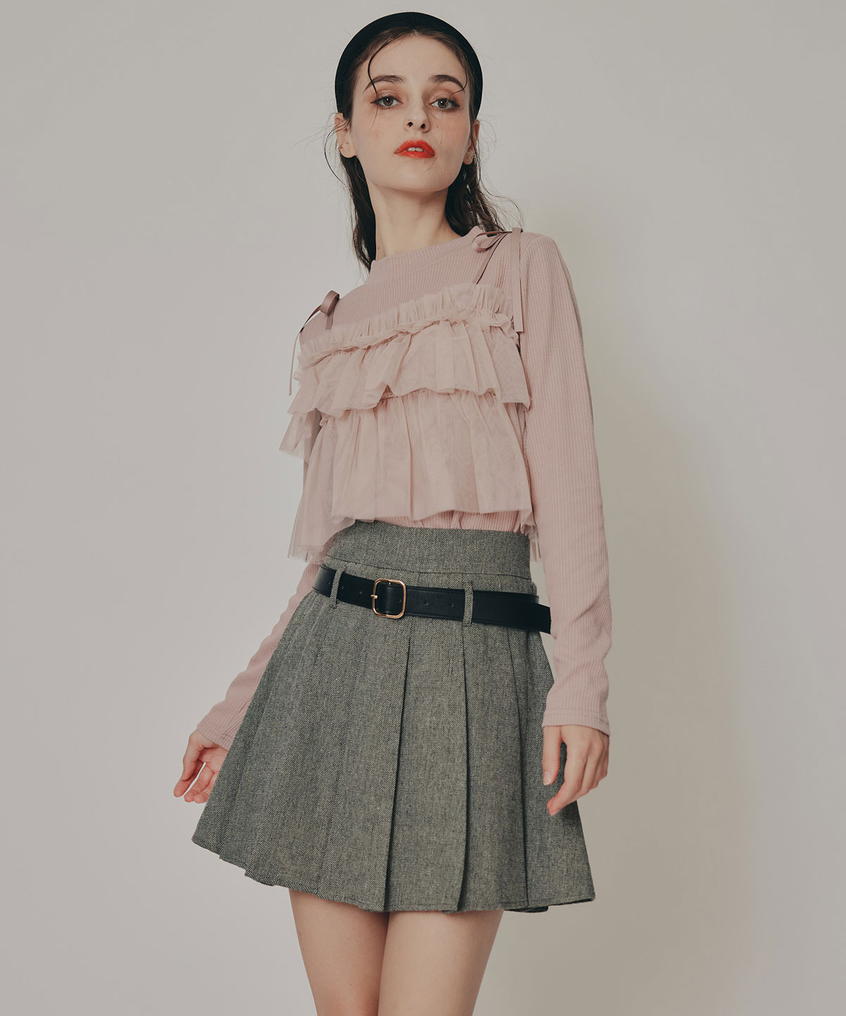 ローベルトプリーツミニスカート