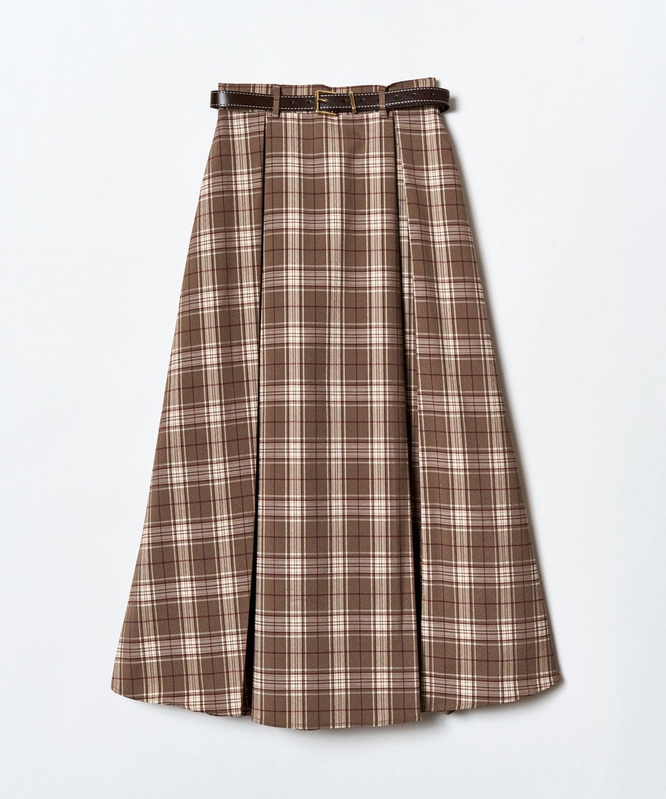 クラシカルチェックベスト&フレアスカートセットアップ