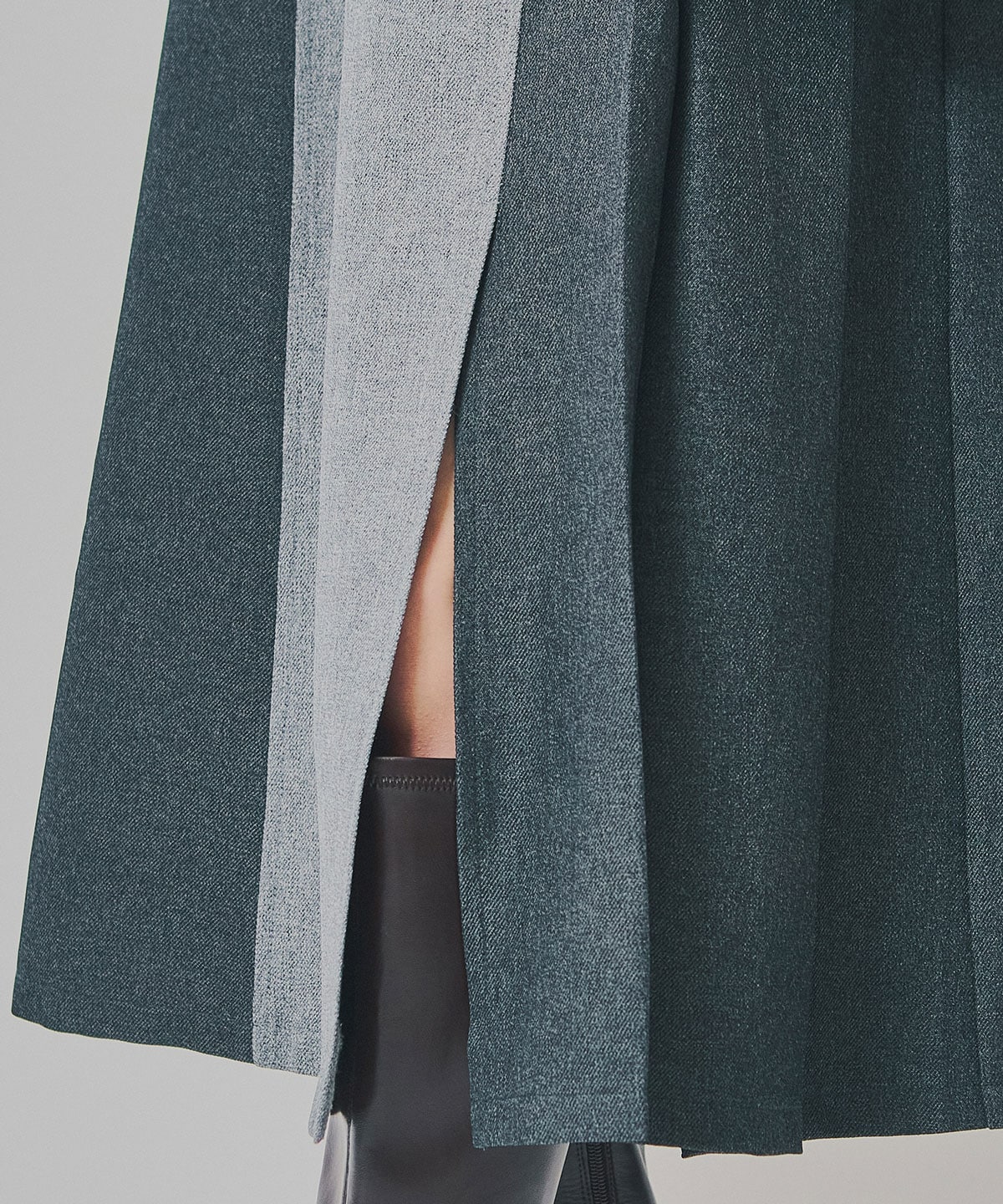 フロントジップバイカラージャンスカ