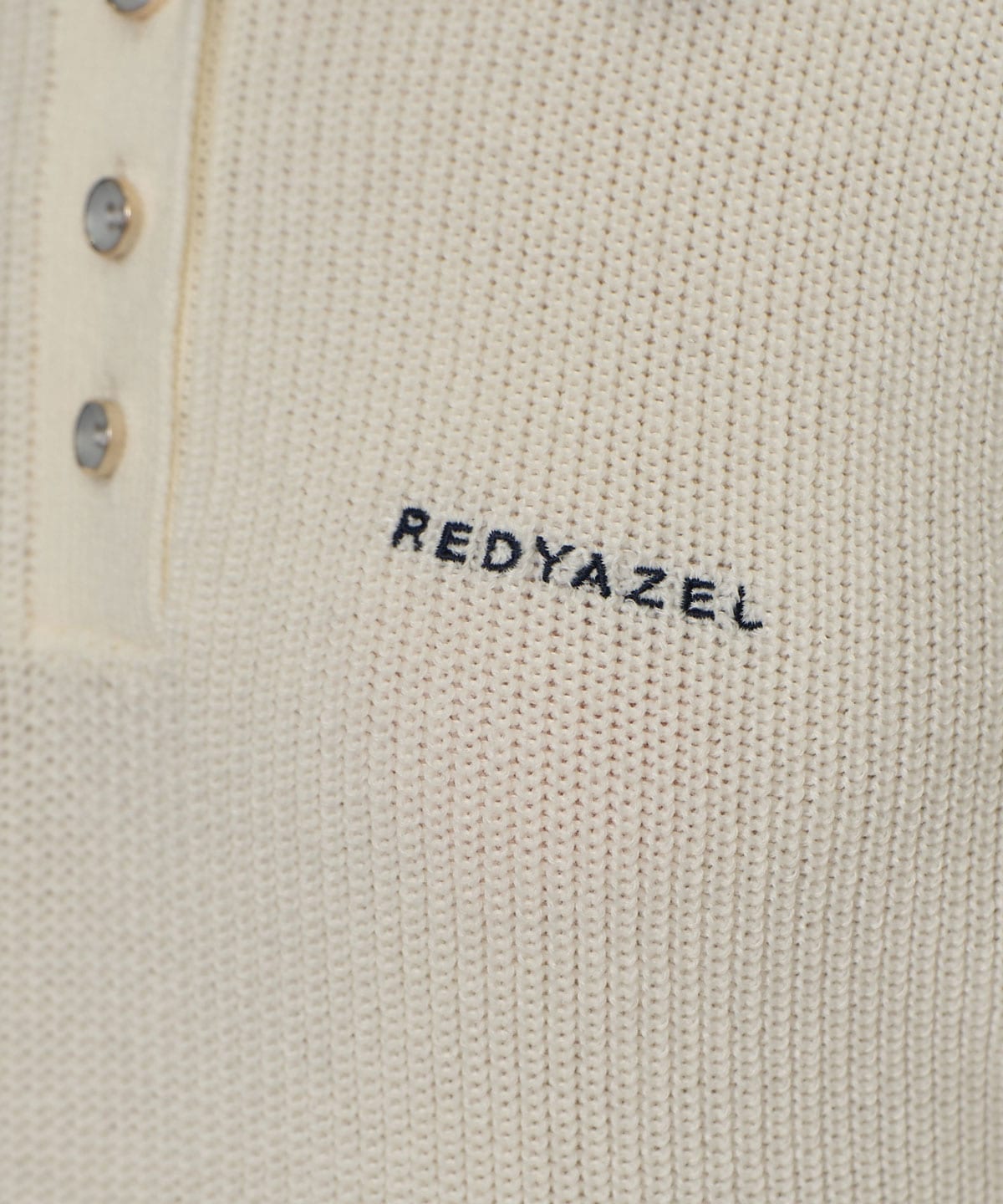 バイカラーポロニットロングスリーブミニワンピース