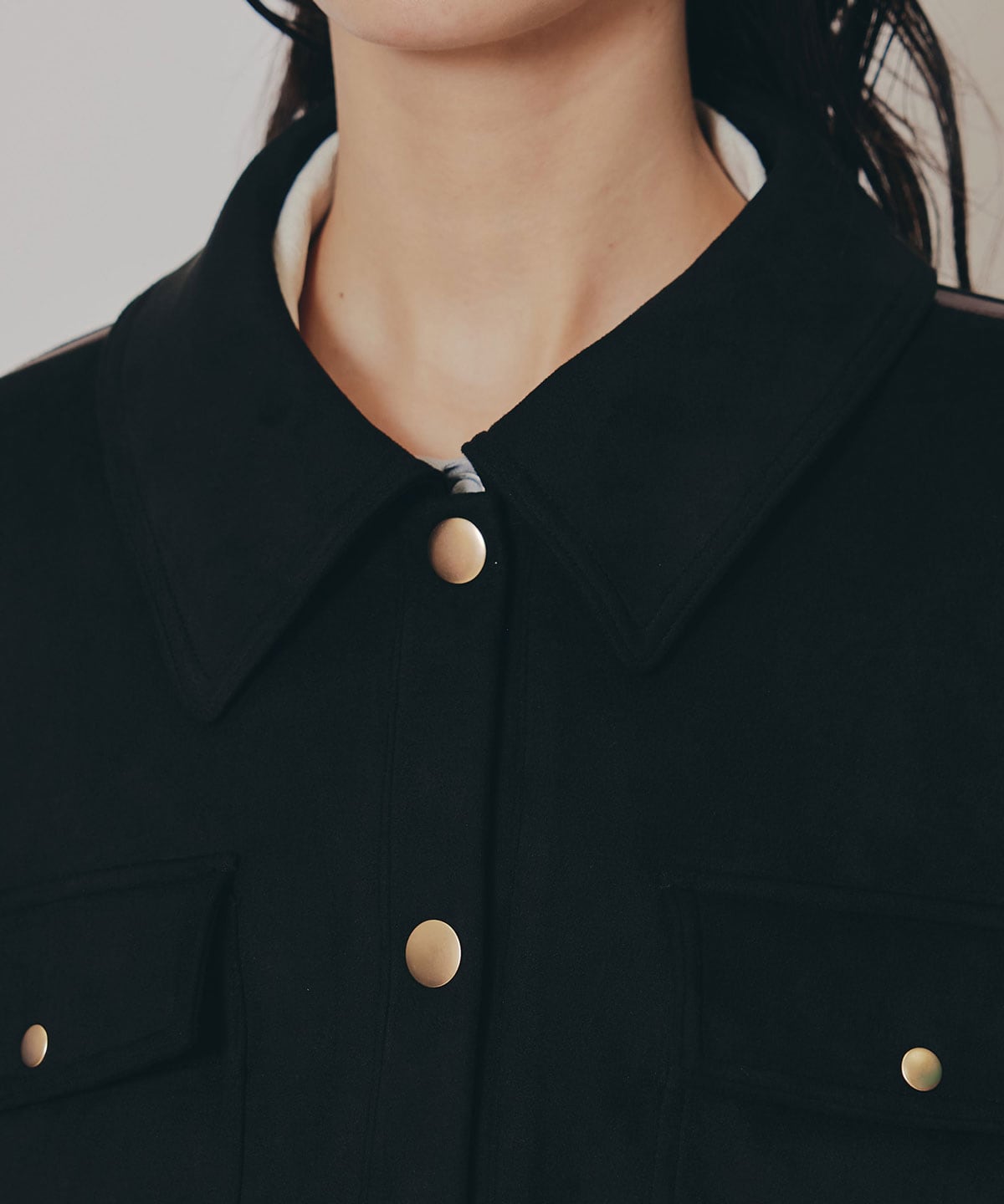 ヴィンテージライクスエードポケットジャケット