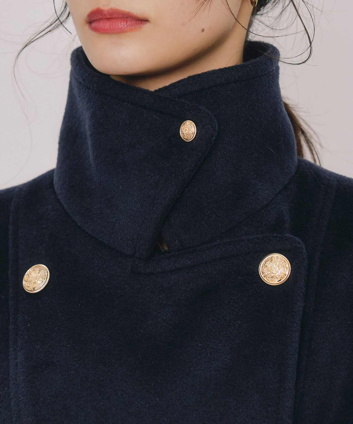 2WAYベルスリーブミドルコート