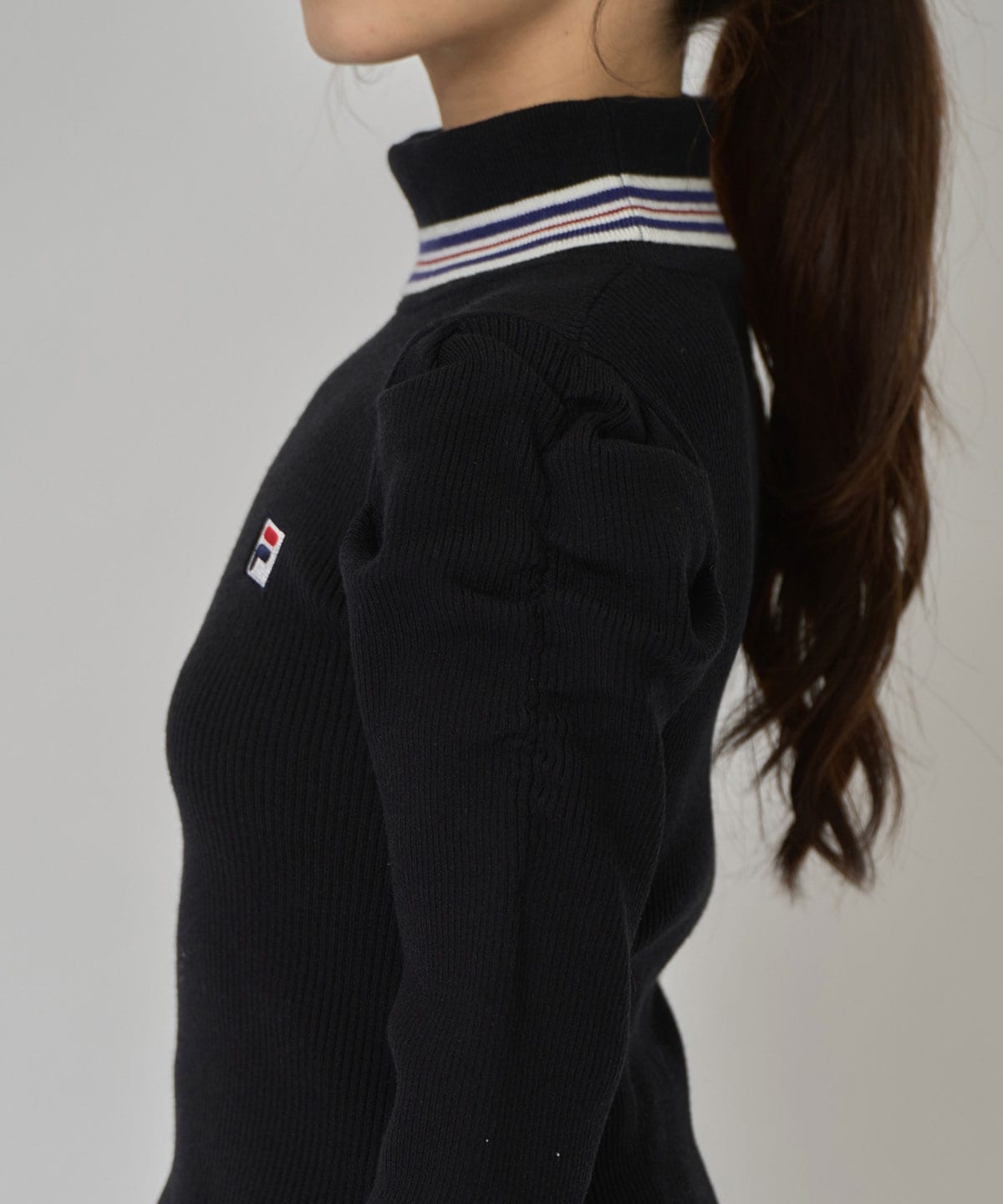 ［FILA×REDYAZEL］ラインタートルニットプルオーバー