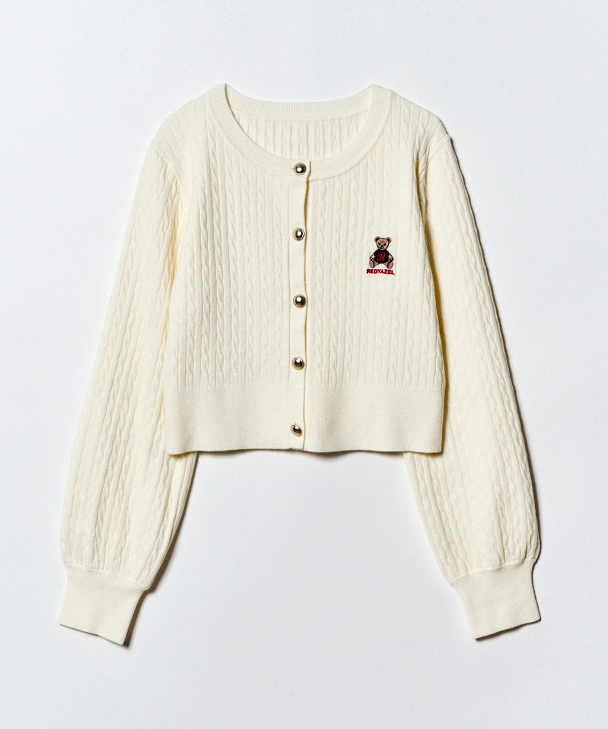 Azelyミニケーブルニットカーディガン