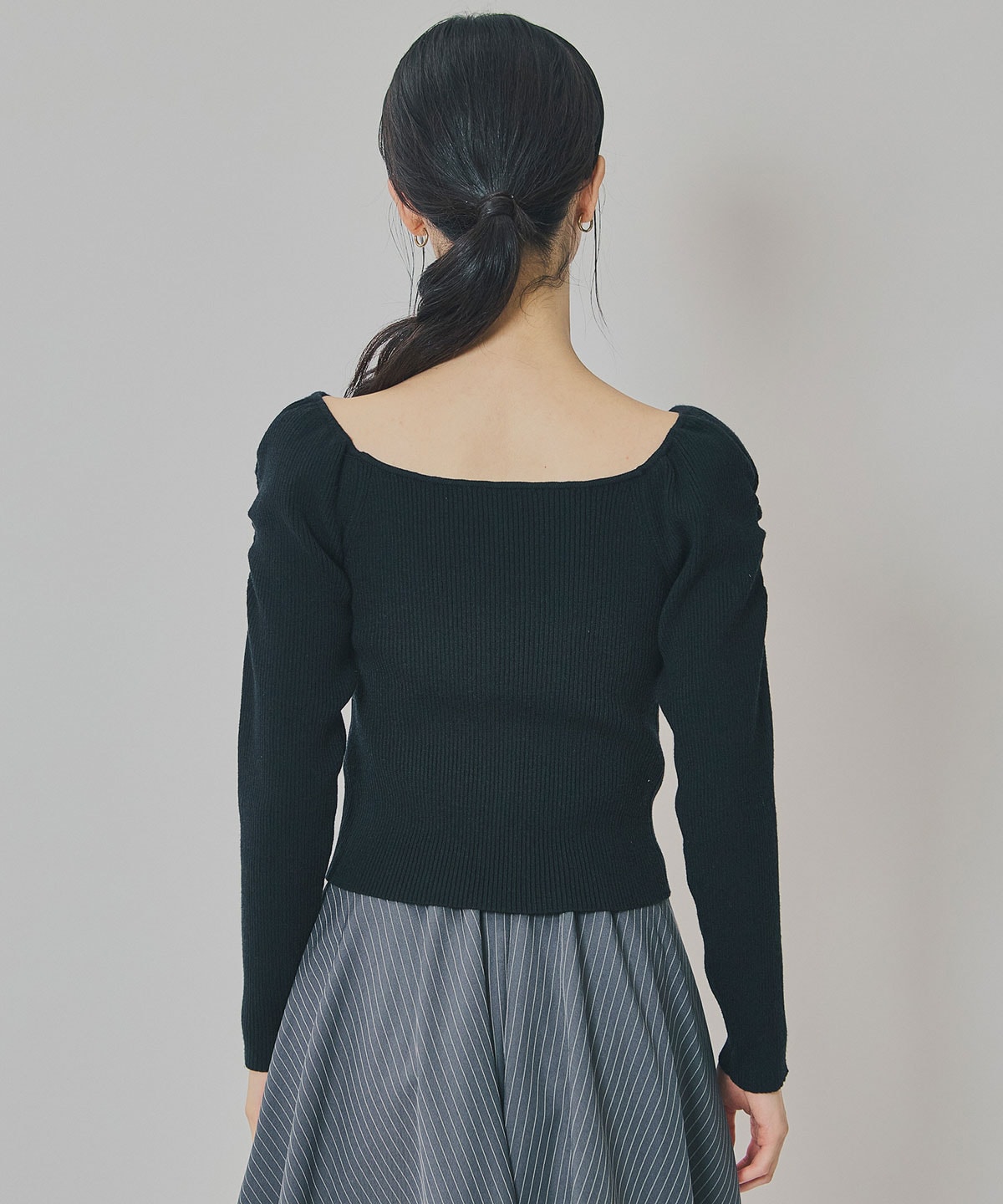 4wayリブニットトップス