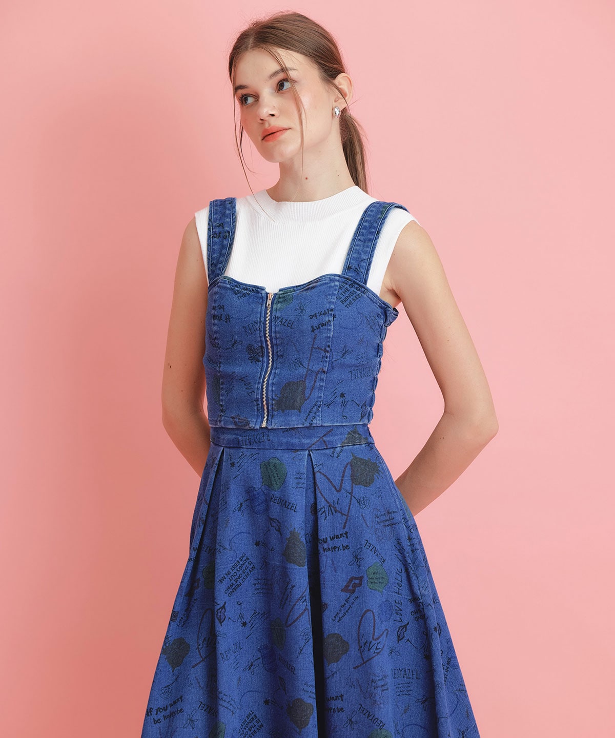 【LoveArt Series】LoveArt ロングフレアスカート