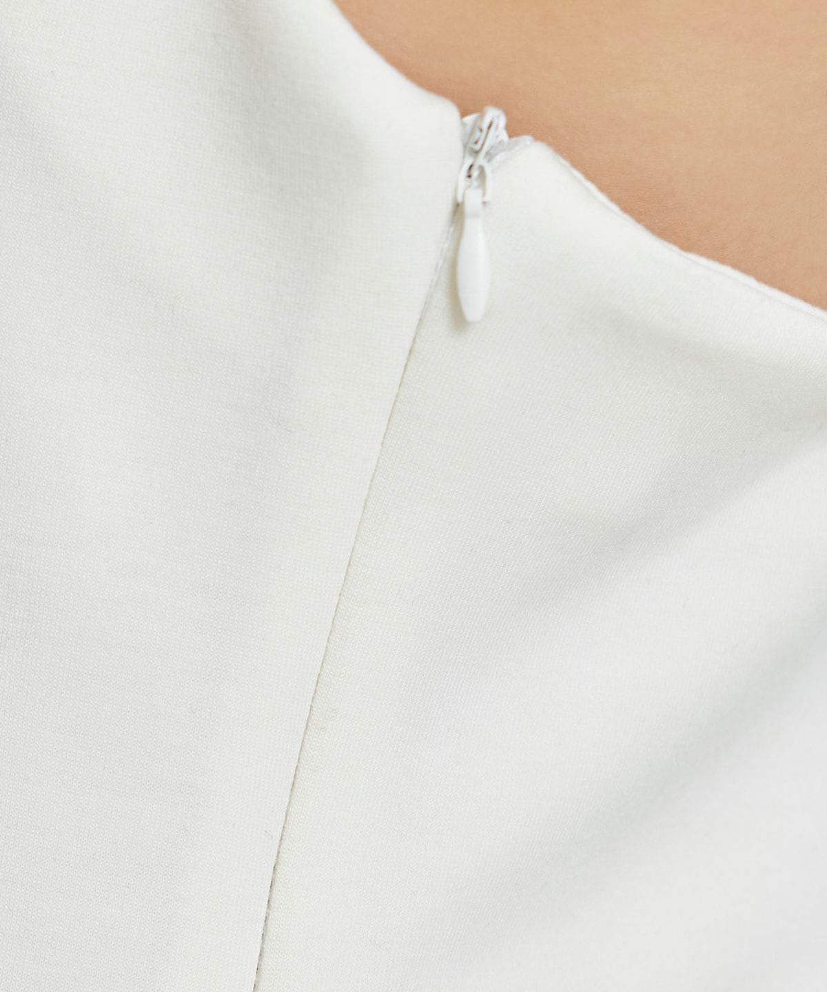 【セットアップ可能】バイカラーステッチカットロングワンピース