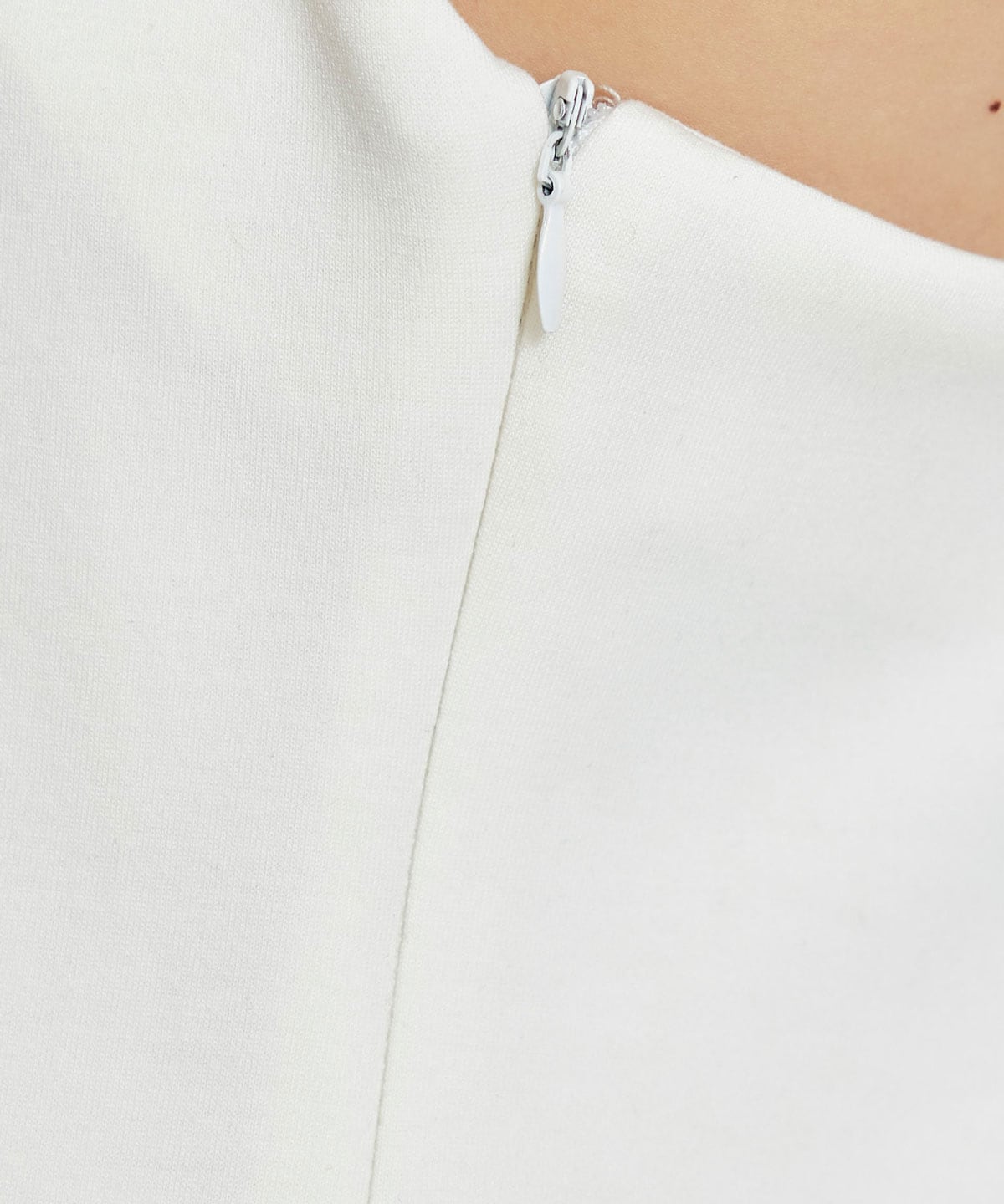 【セットアップ可能】バイカラーステッチカットミニワンピース