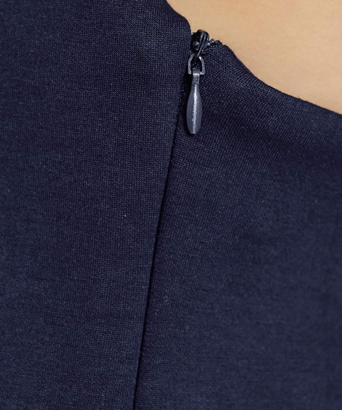 【セットアップ可能】バイカラーステッチカットミニワンピース