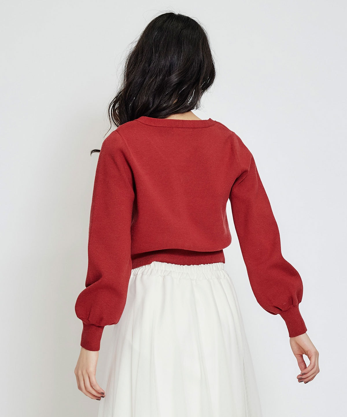 【2/13(金) 昼12時発売開始】AzelyハートVネックカーディガン