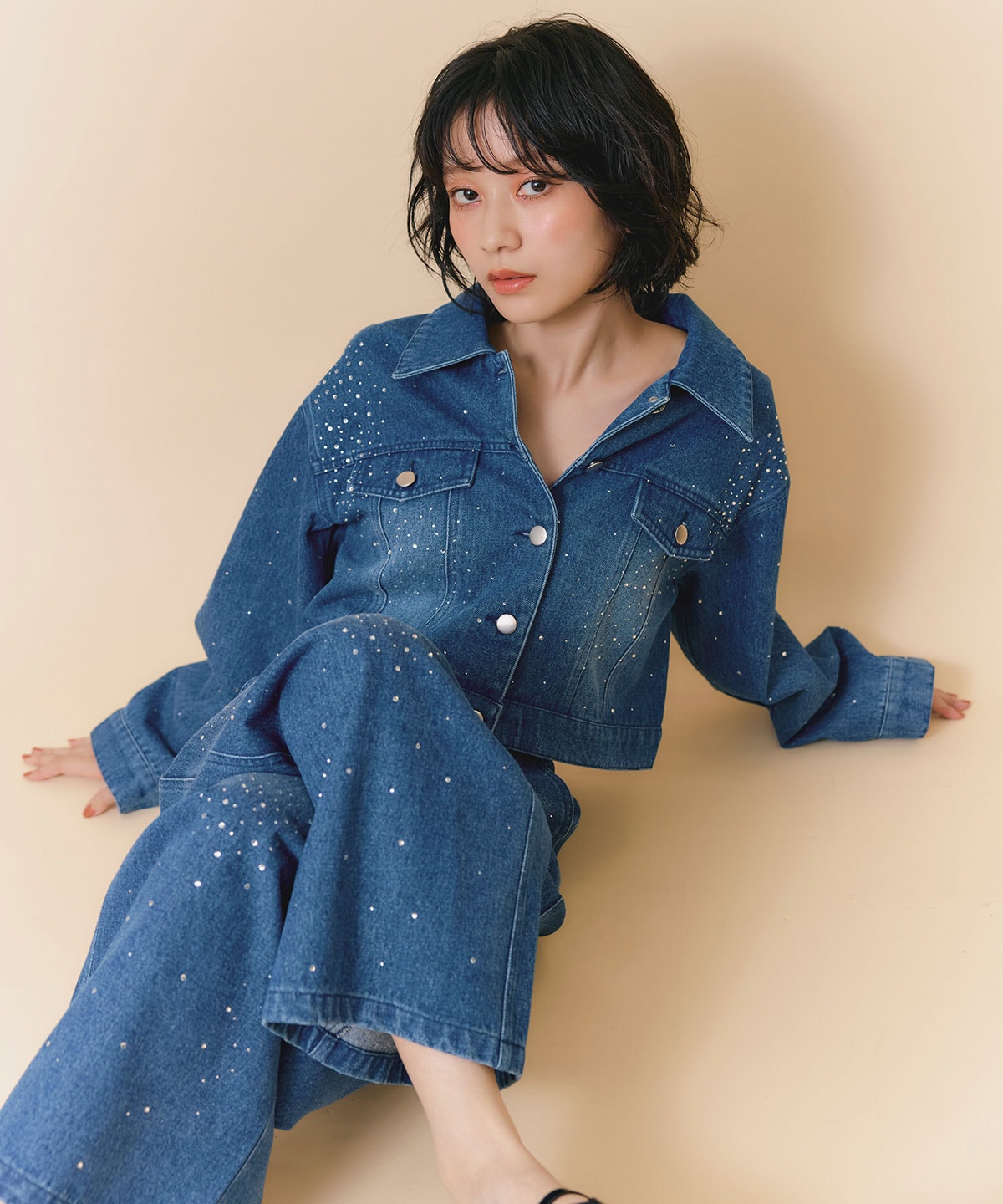 【Sparkle Denim Series】スパークルデニムジャケット