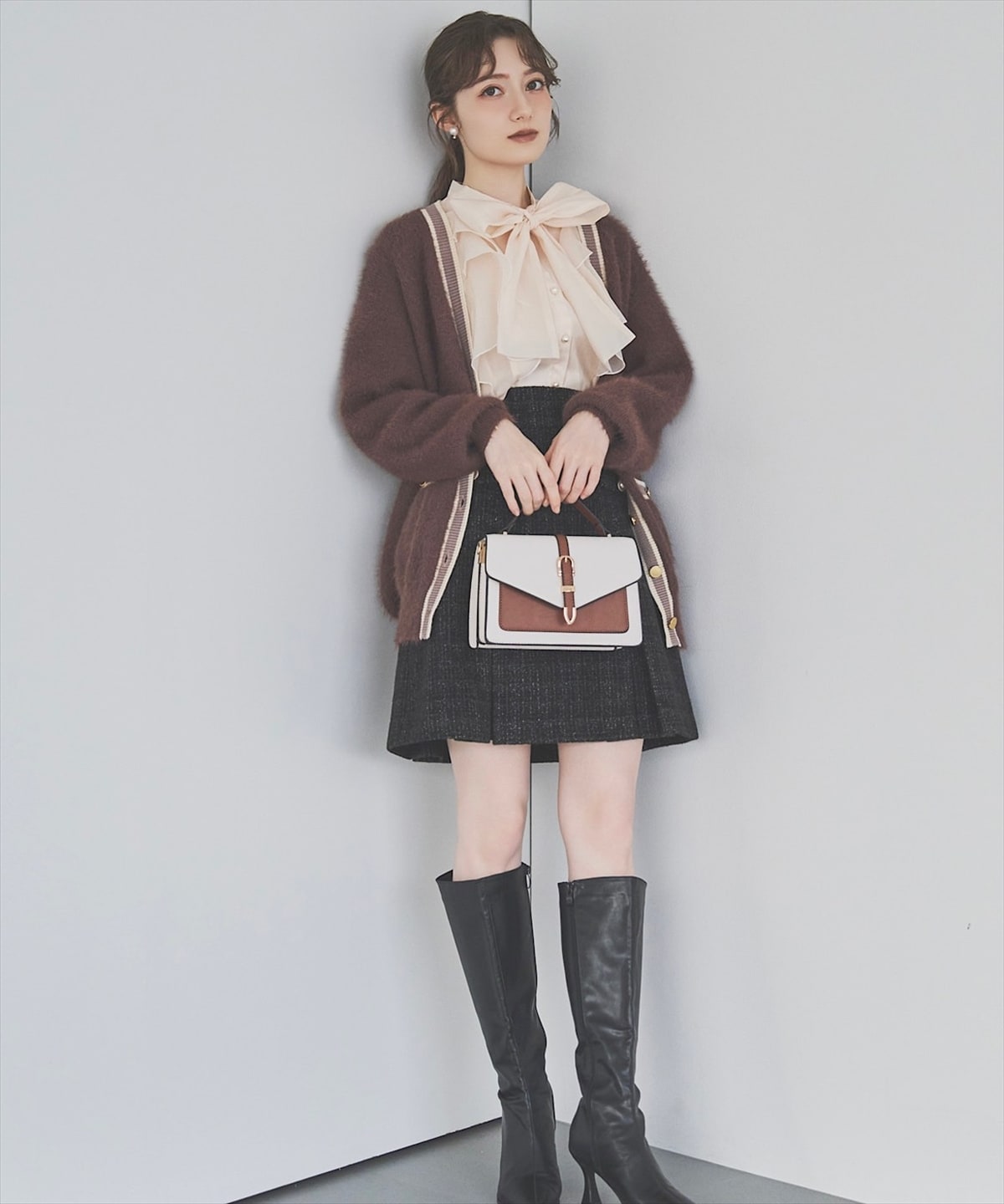 【11/21(Fri)発売】ツイードタックミニスカート