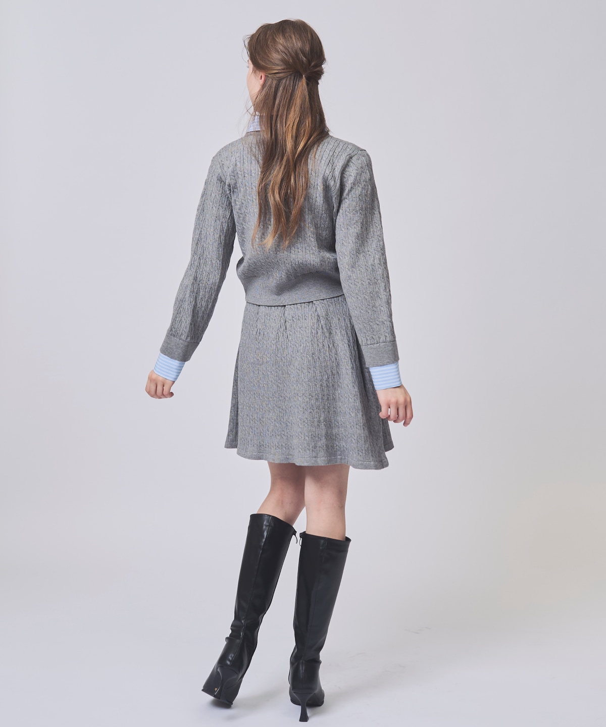 【NEW YEAR SPECIAL ITEM】レイヤードケーブルニットセットアップ