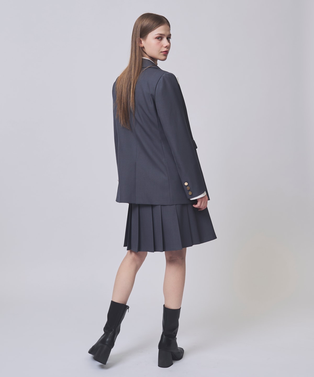 【1/30(Fri)発売開始】アシメプリーツミニスカート