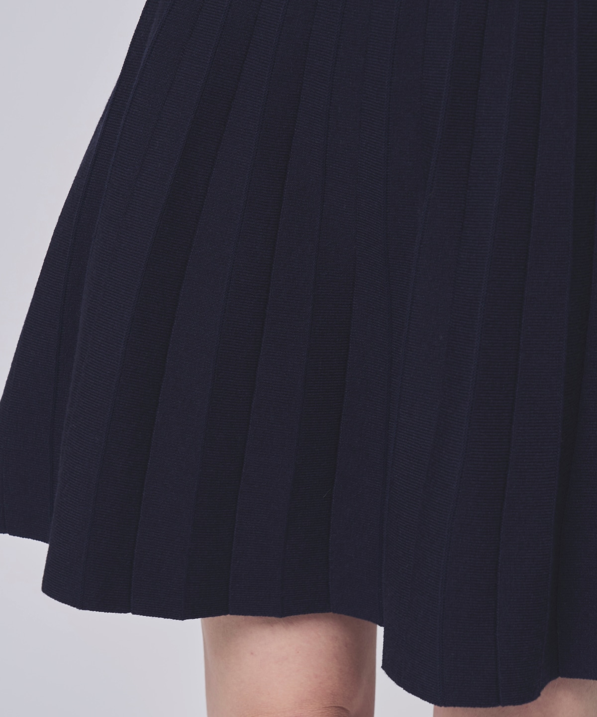 【1/23(Fri)発売】配色ポロニットミニワンピース