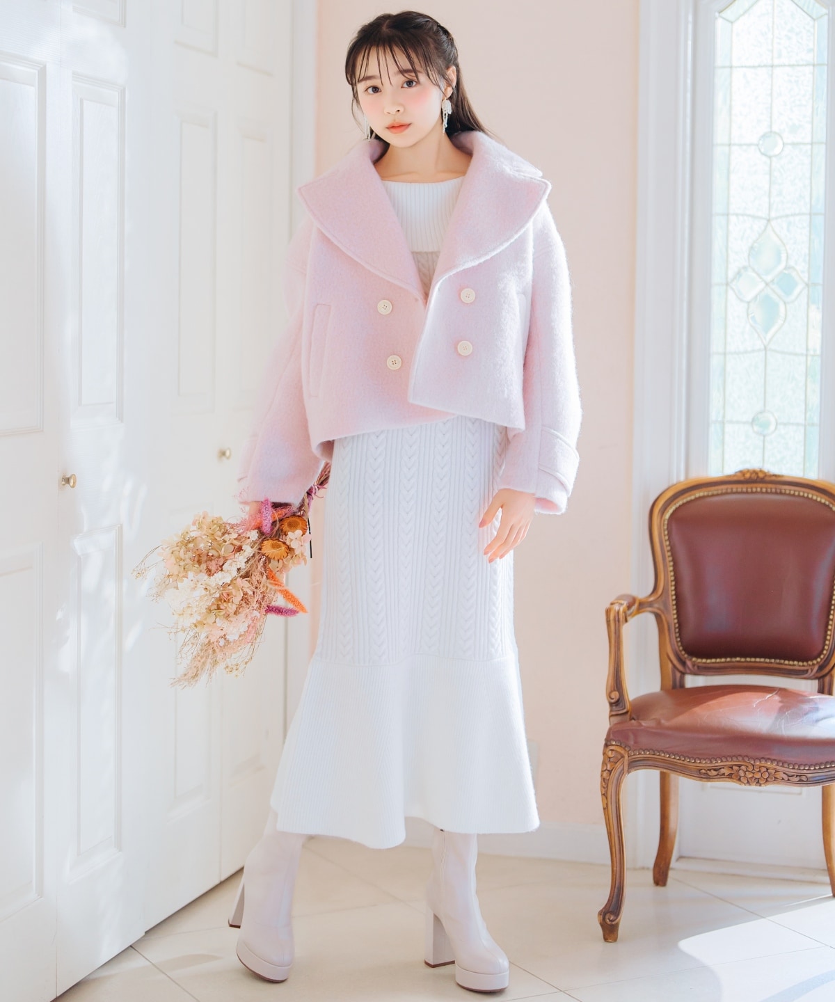 タイツショートブーツ