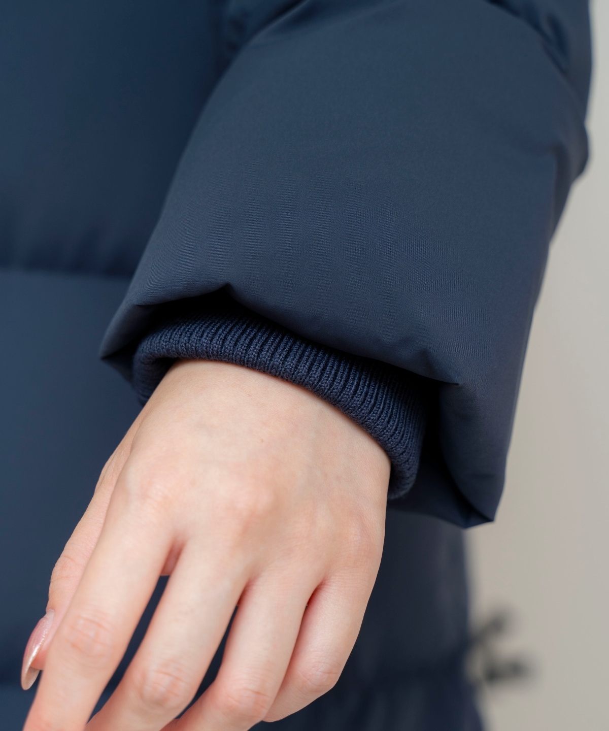 FOXファー付きショートダウン