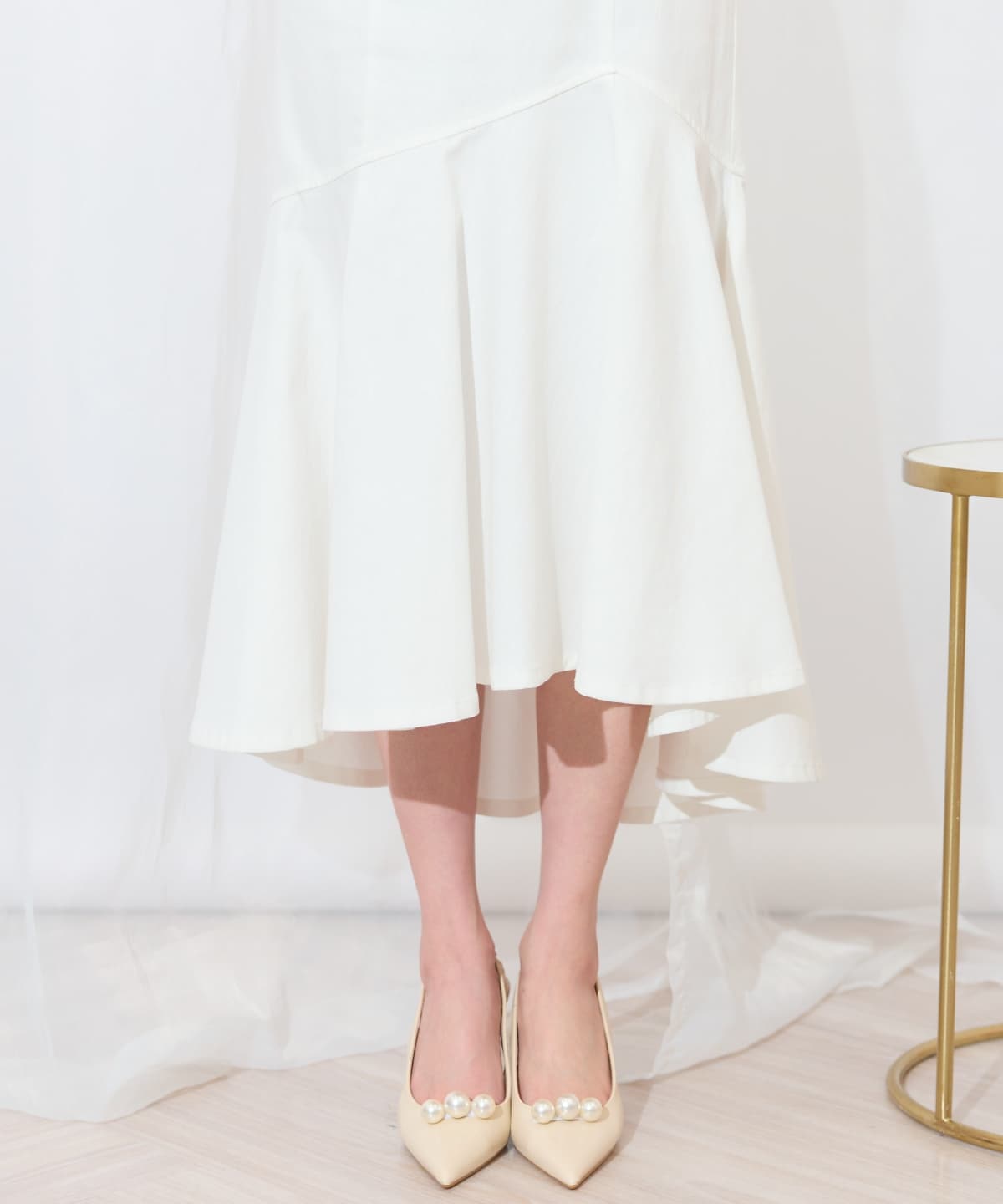 アシメヘムフィッシュテールスカート